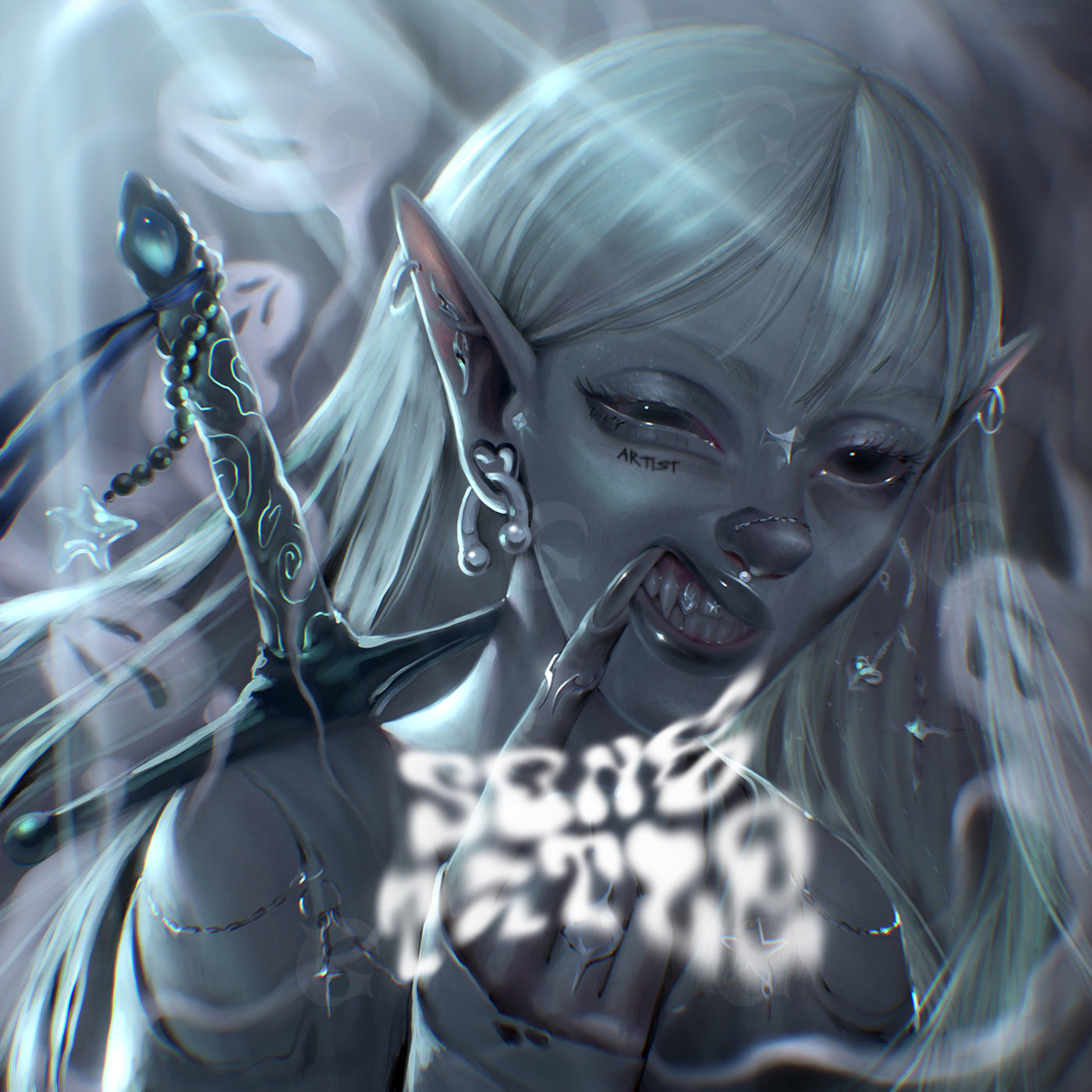 Midnight elf grin