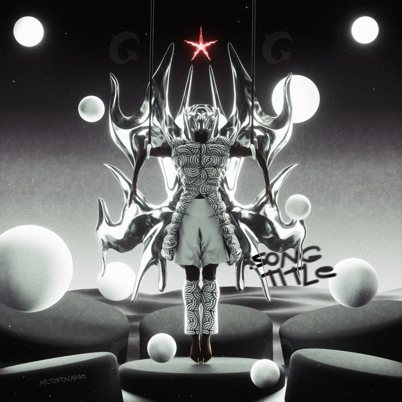 Orbital puppet throne