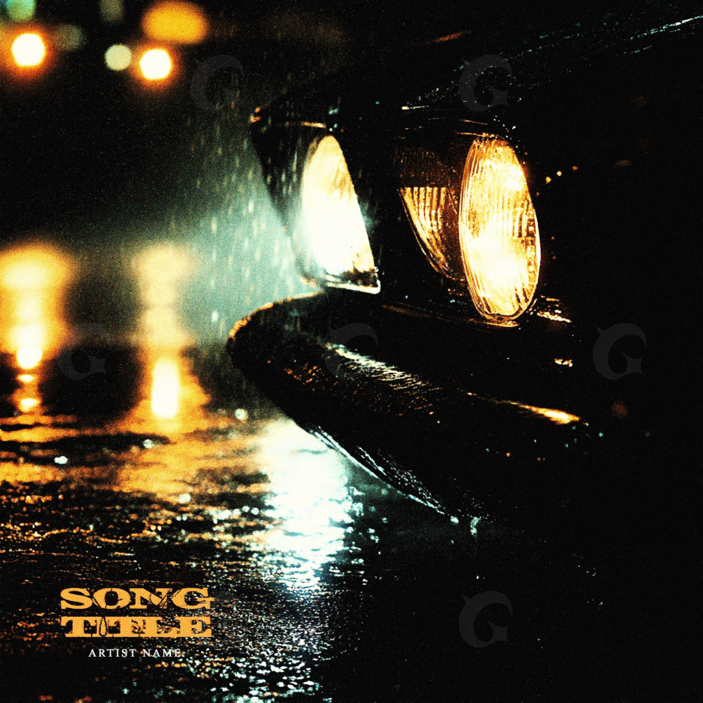 Midnight rain drive