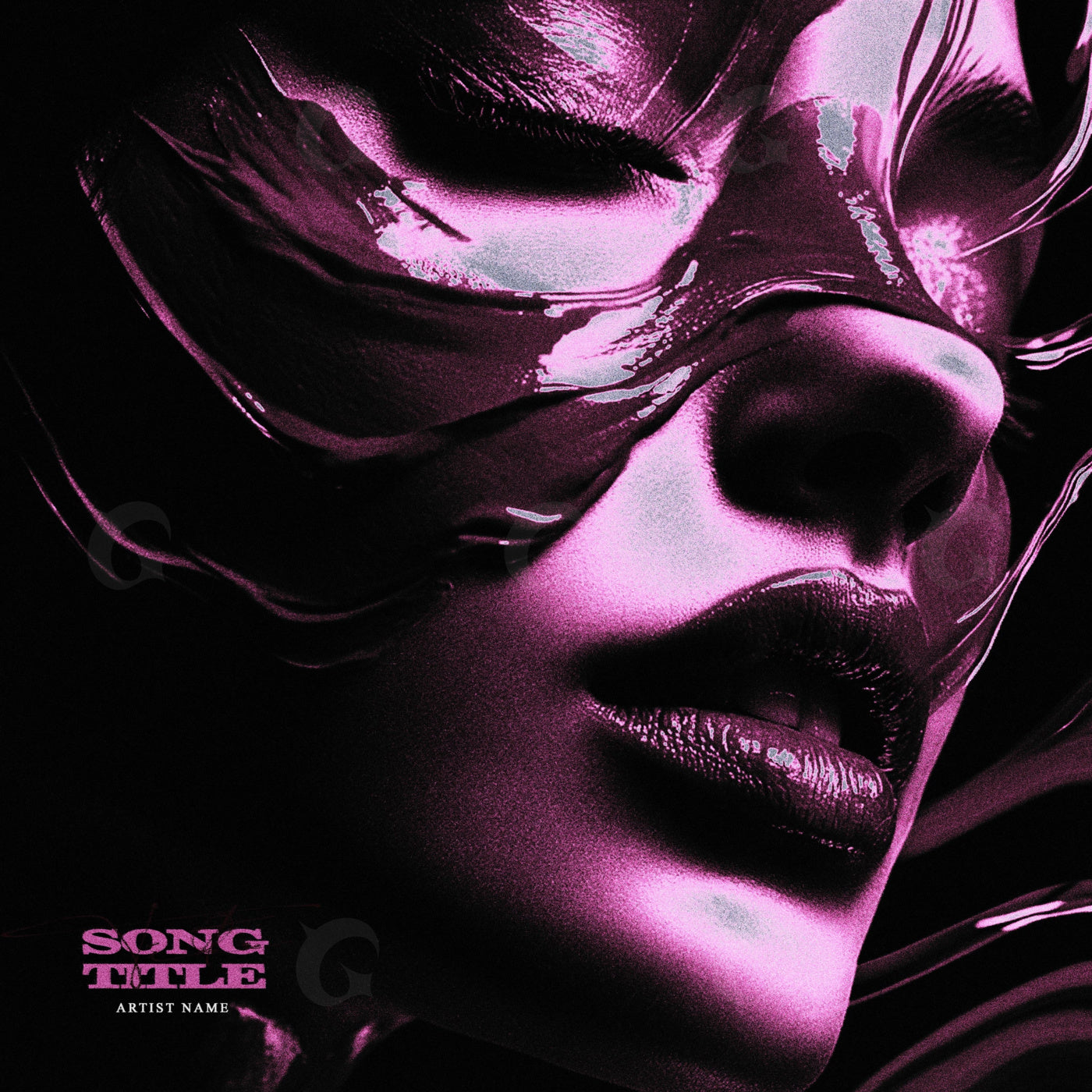 Silken masked kiss