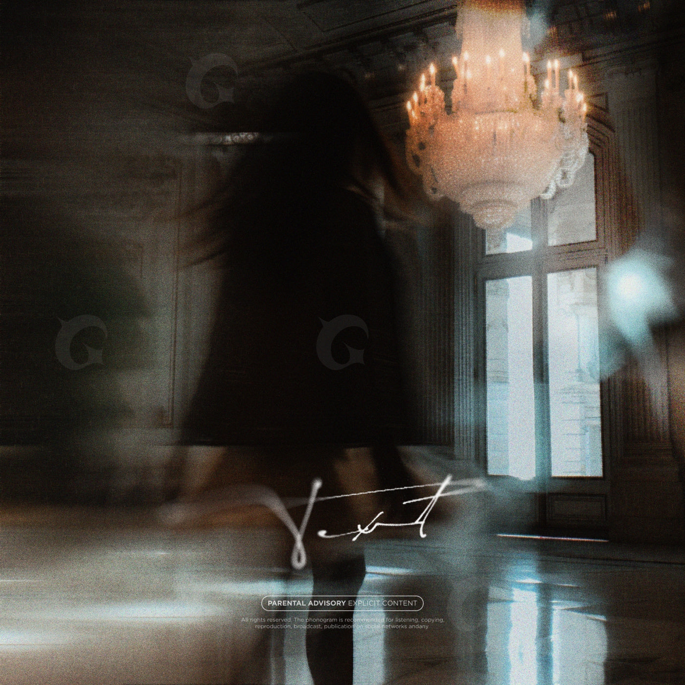 Shadowed ballroom walk