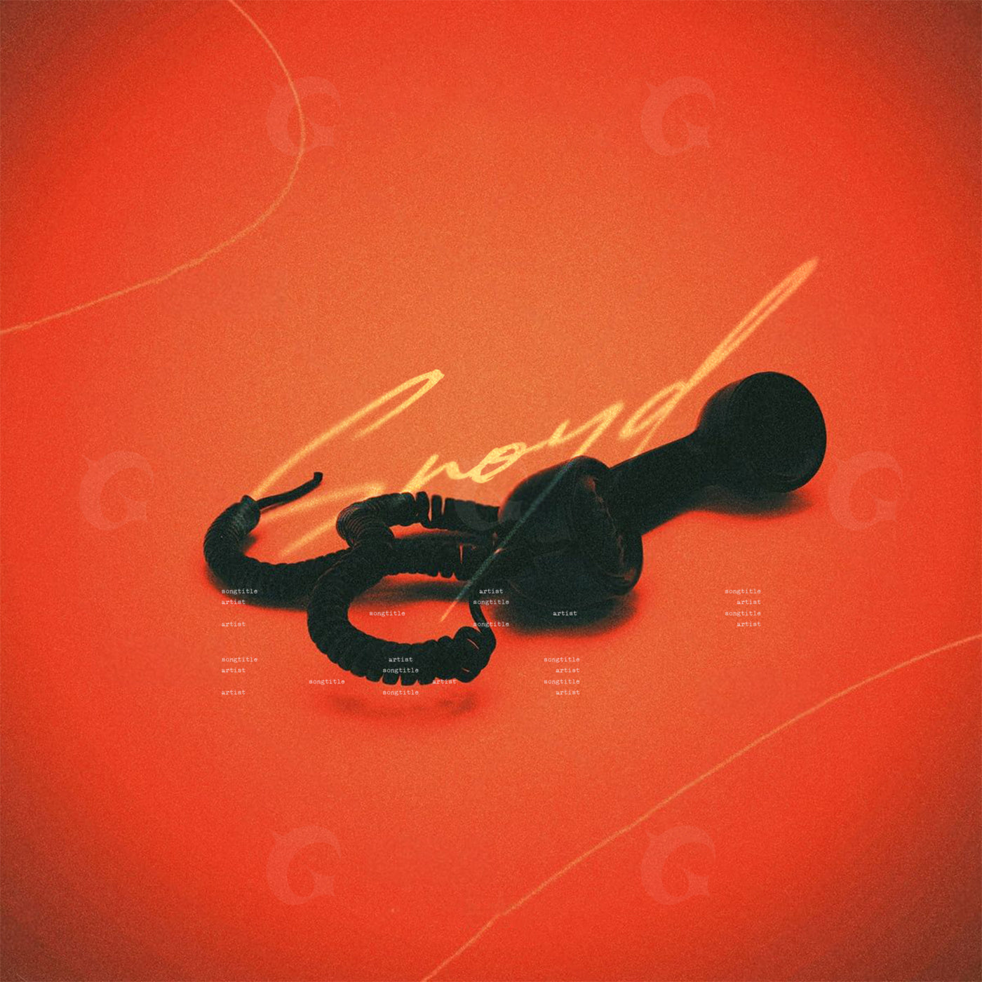 Tangled headset cord