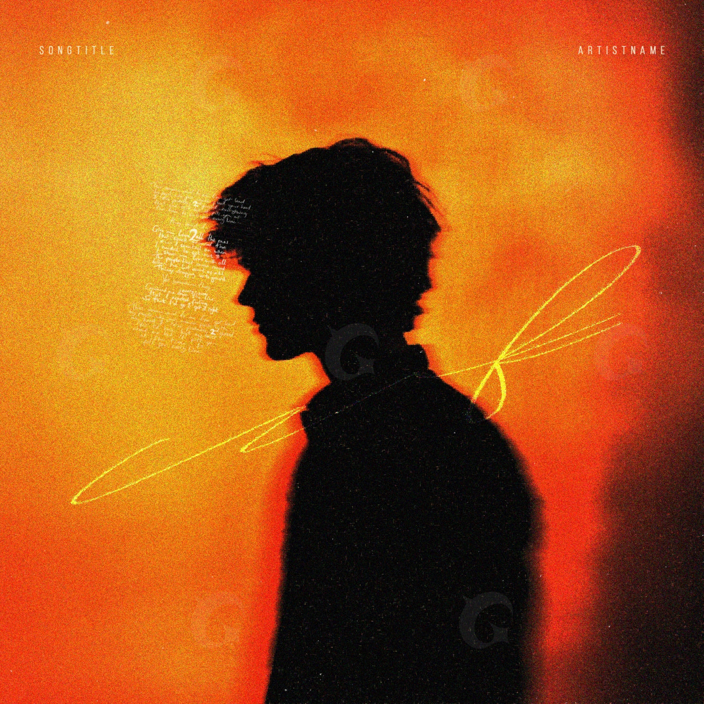 Silhouette against light