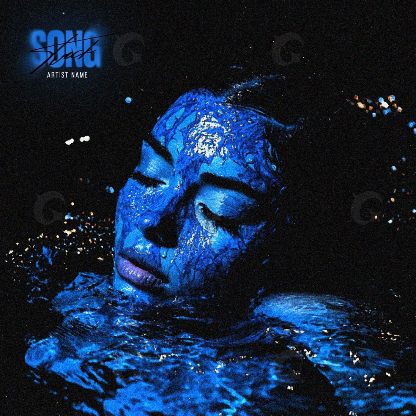 Drenched midnight calm