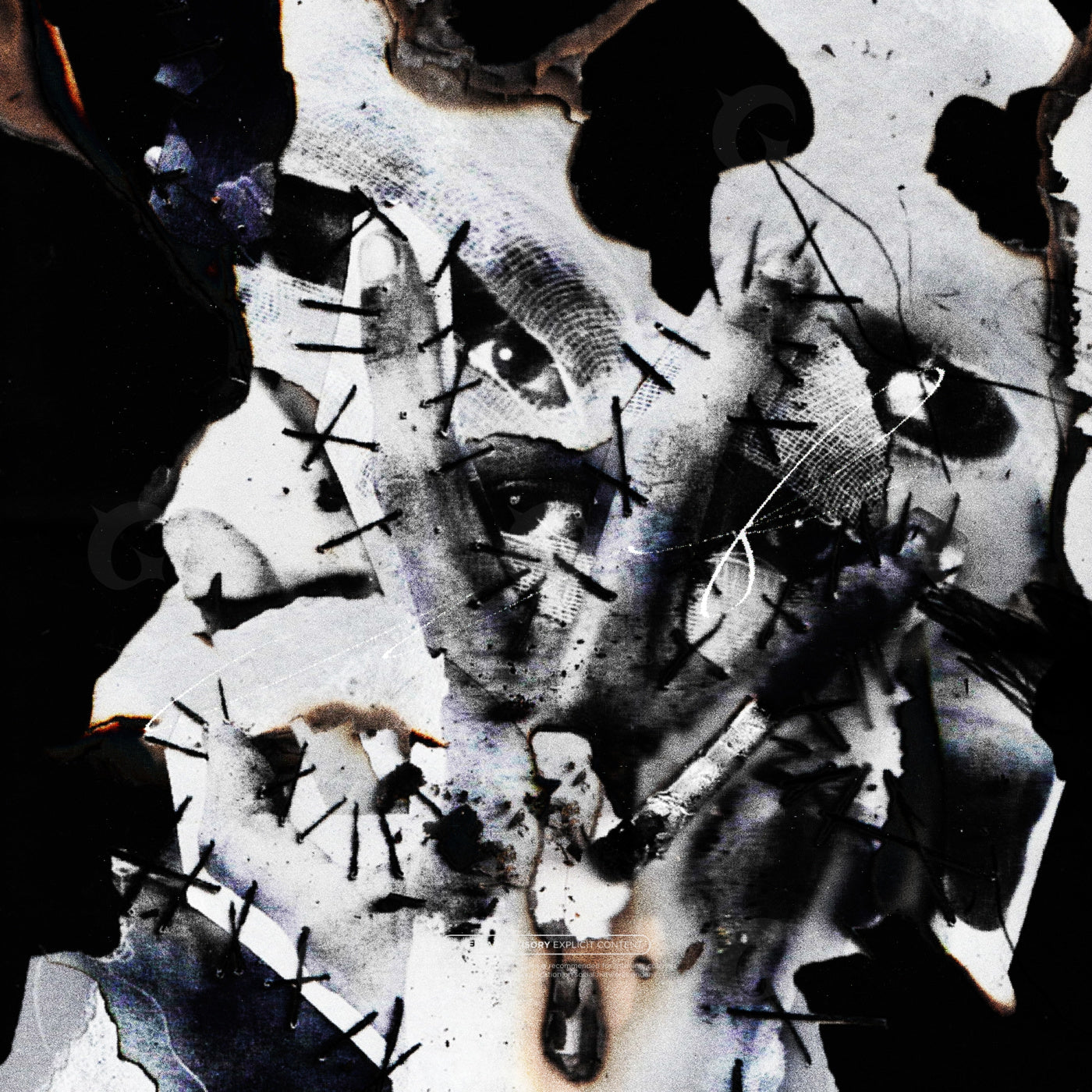 Stitched portrait whisper