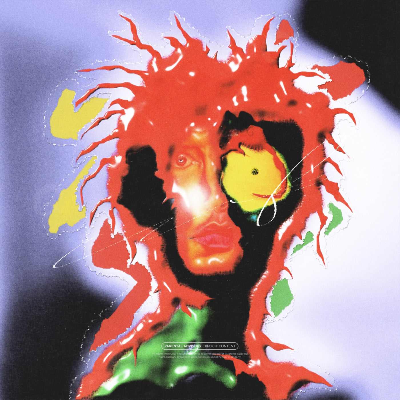 Fragmented flower face