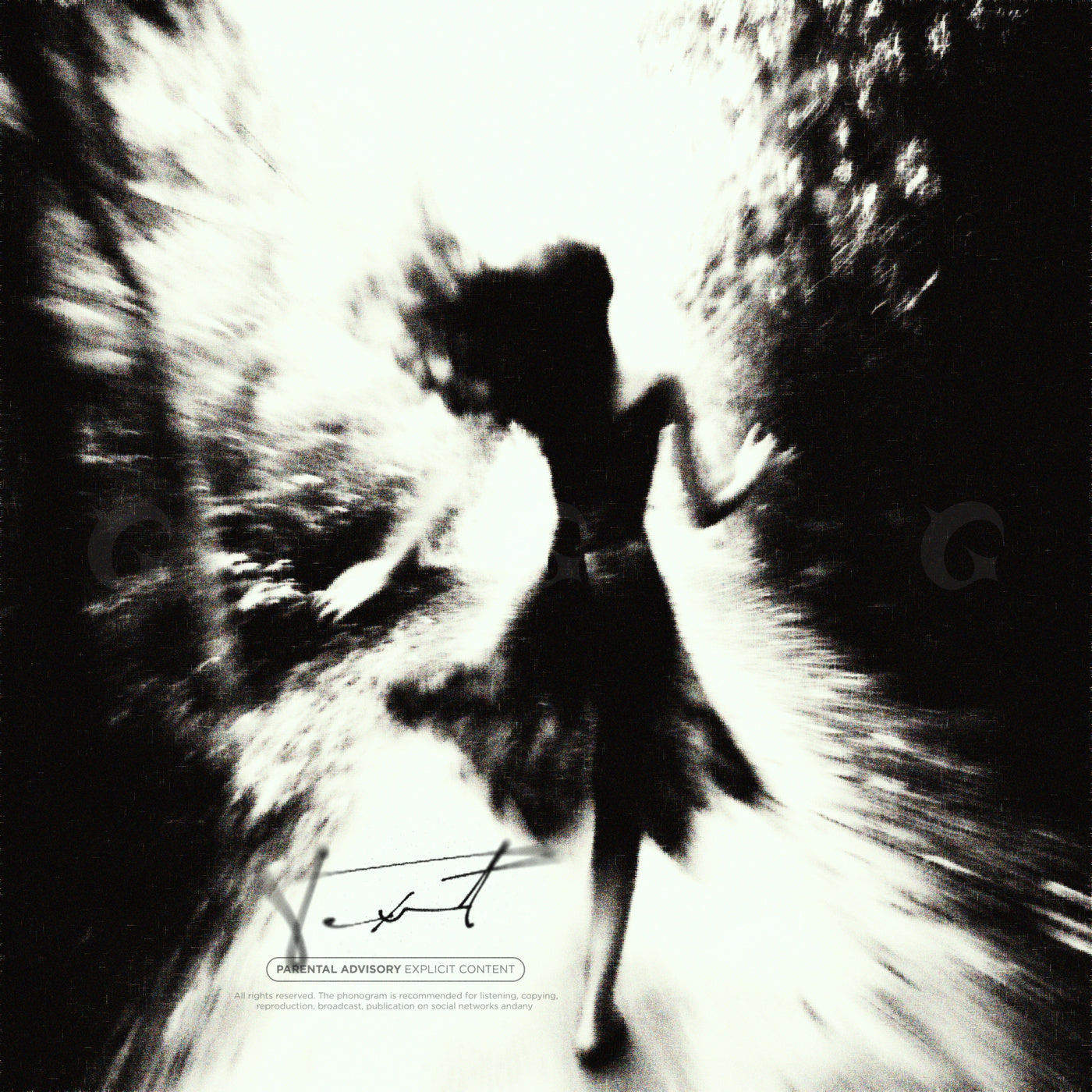 Running silhouette dance