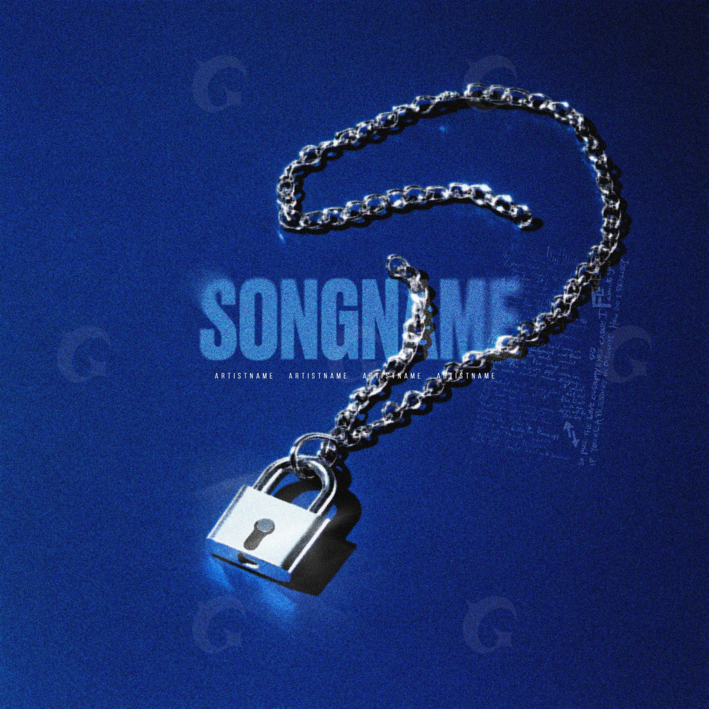 Locked chain necklace