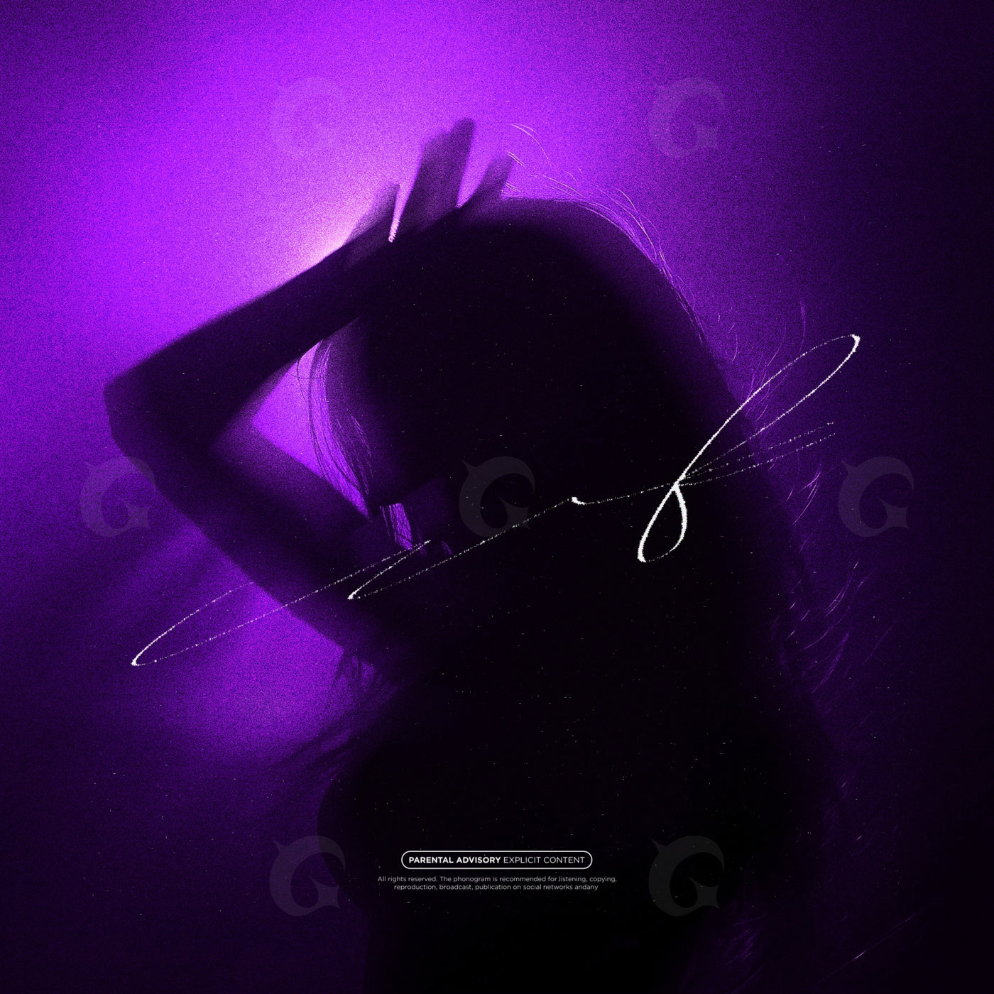 Silhouette under lights