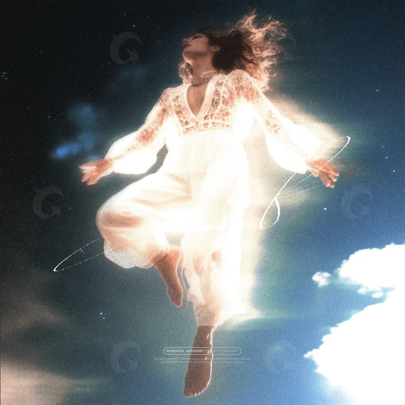 Heavenly woman rising