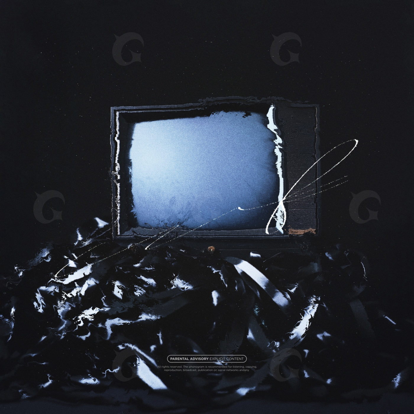 Window over broken tape