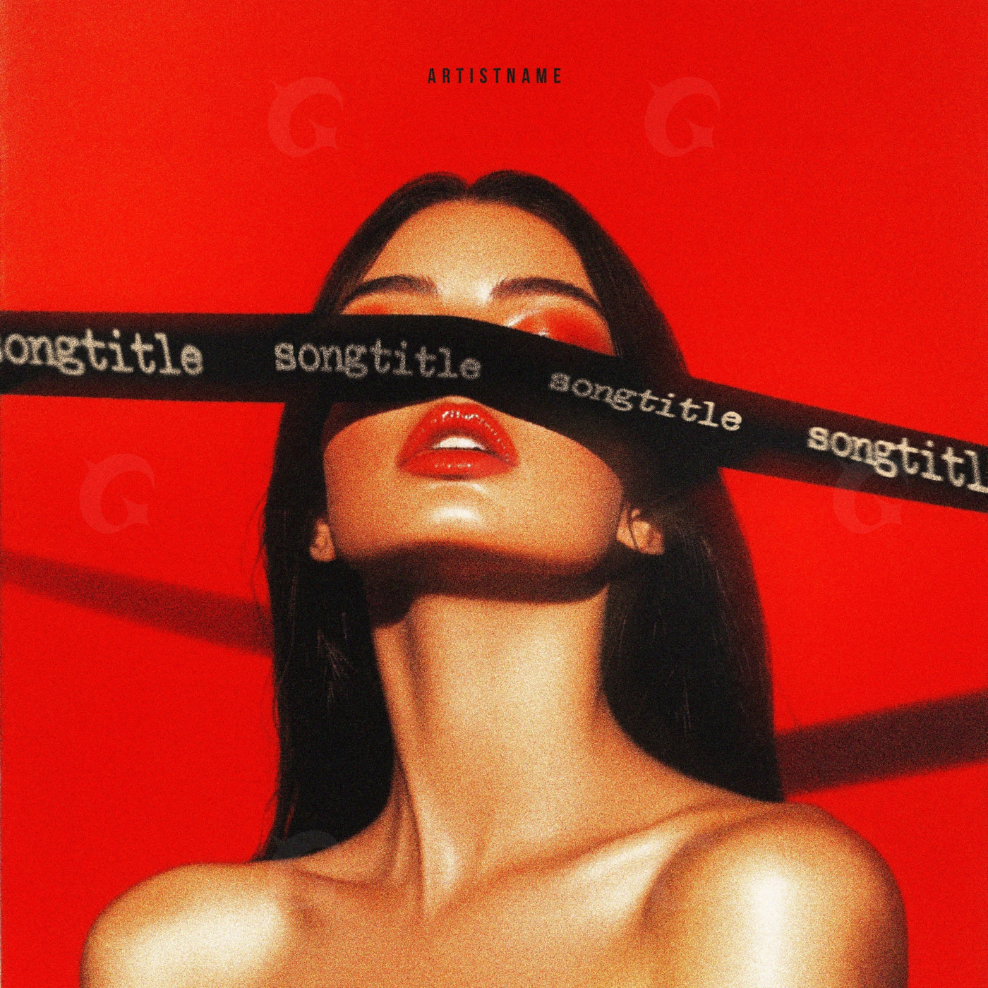 Blindfolded velvet gaze