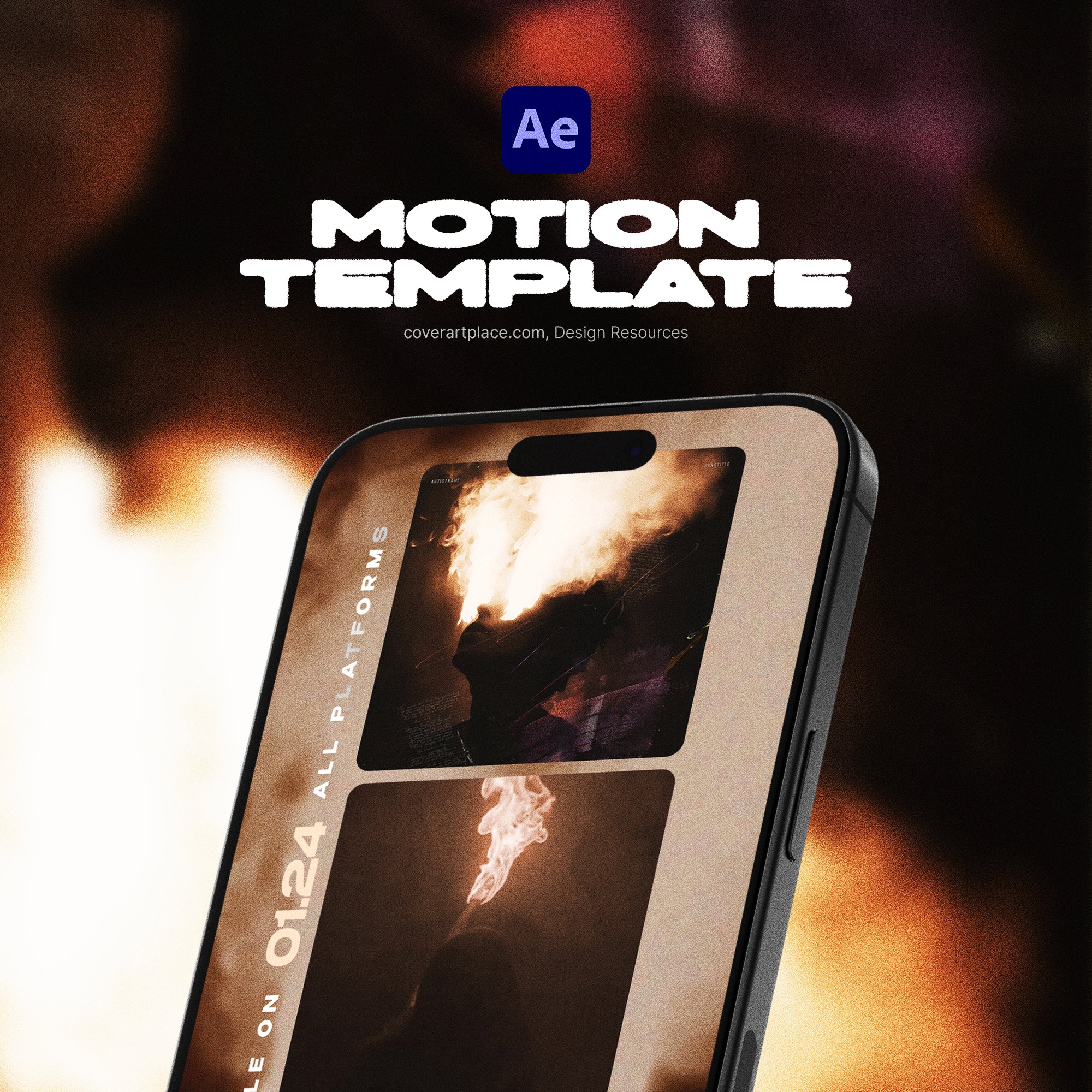 After Effects Animated Cover for Singles & EP Releases