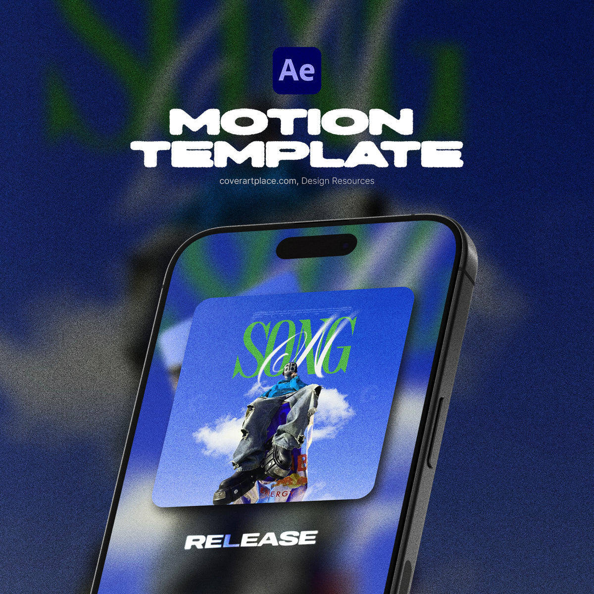 Cover Animation Template 9 — After Effects animated cover template