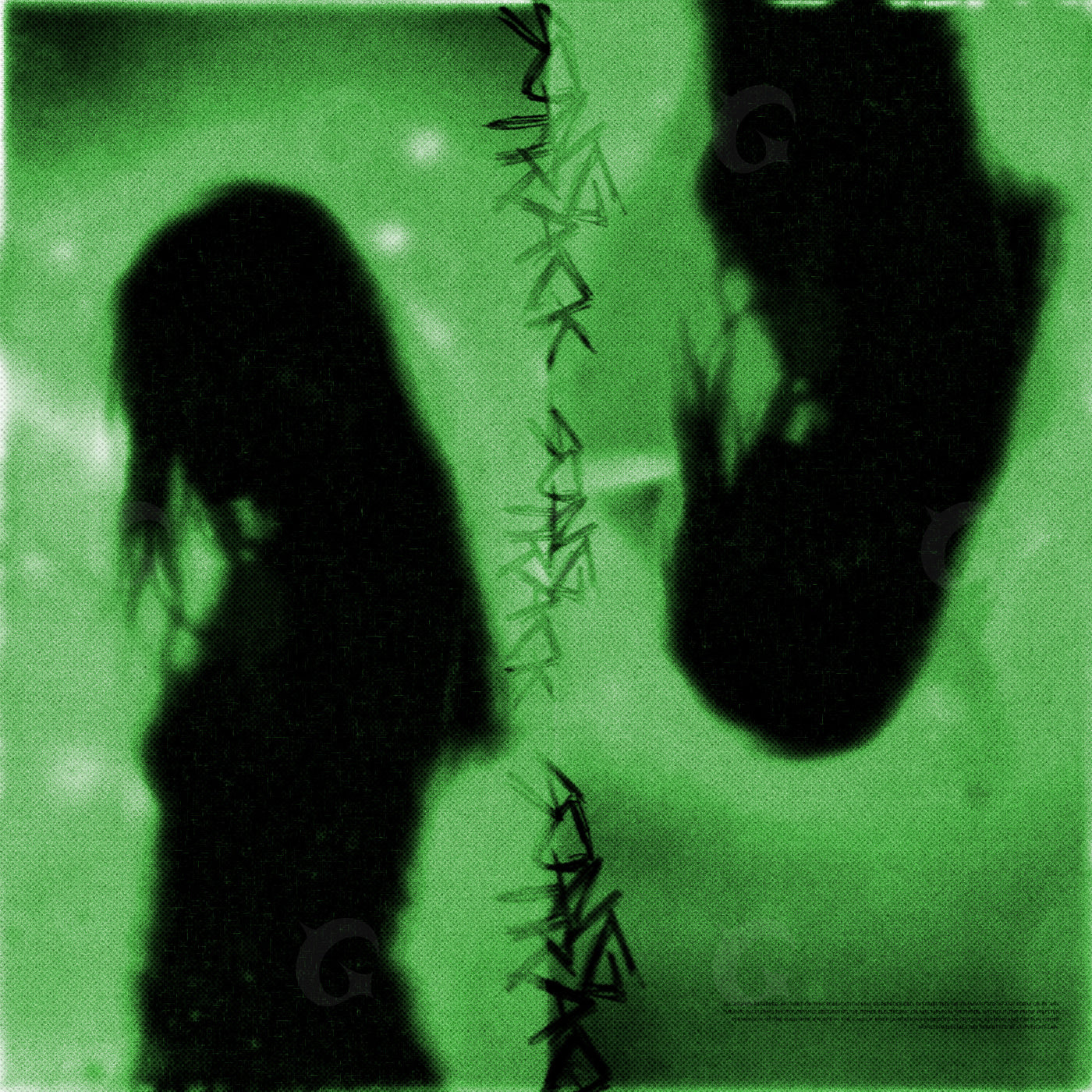 Silhouette Girl Green Cover