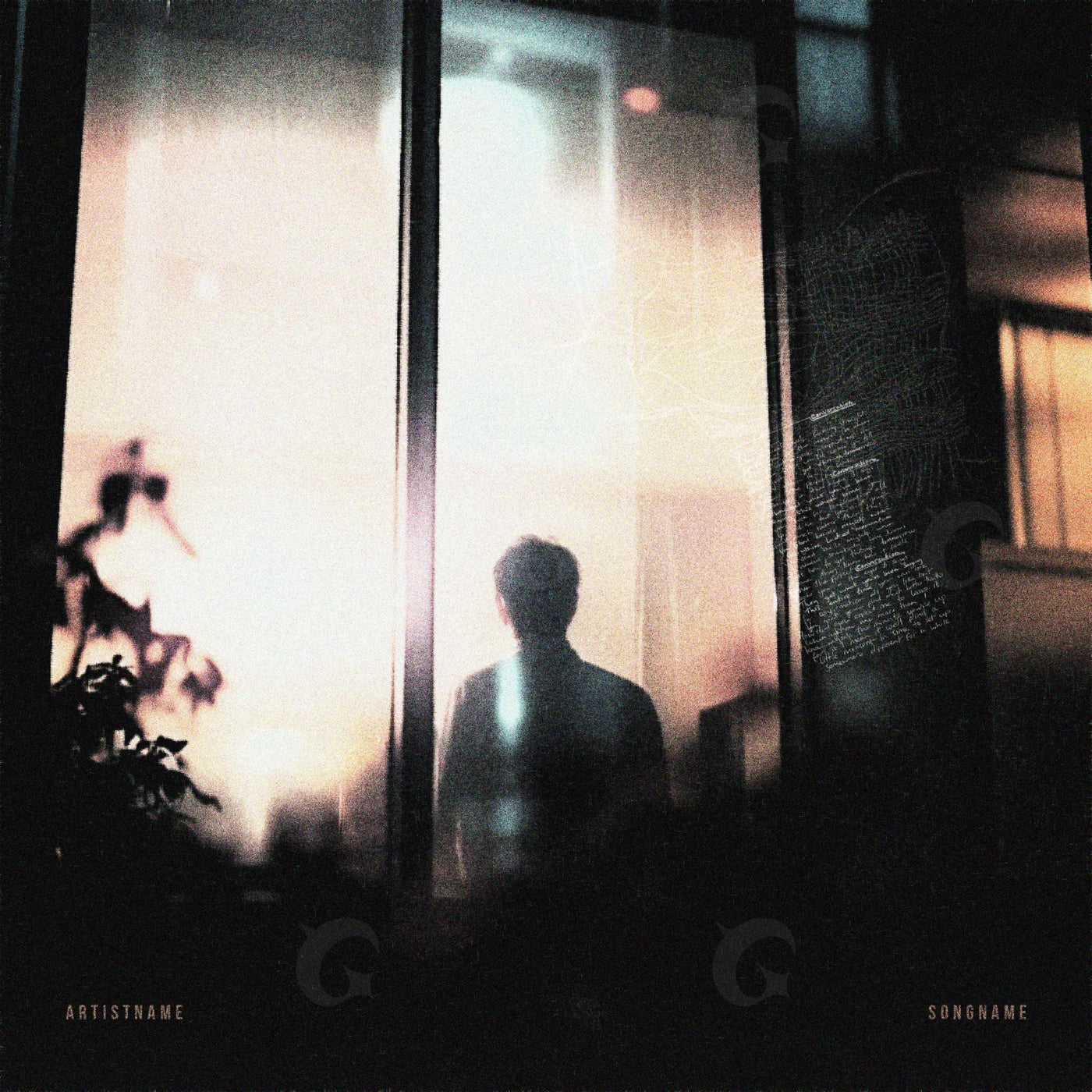 Silhouette at window