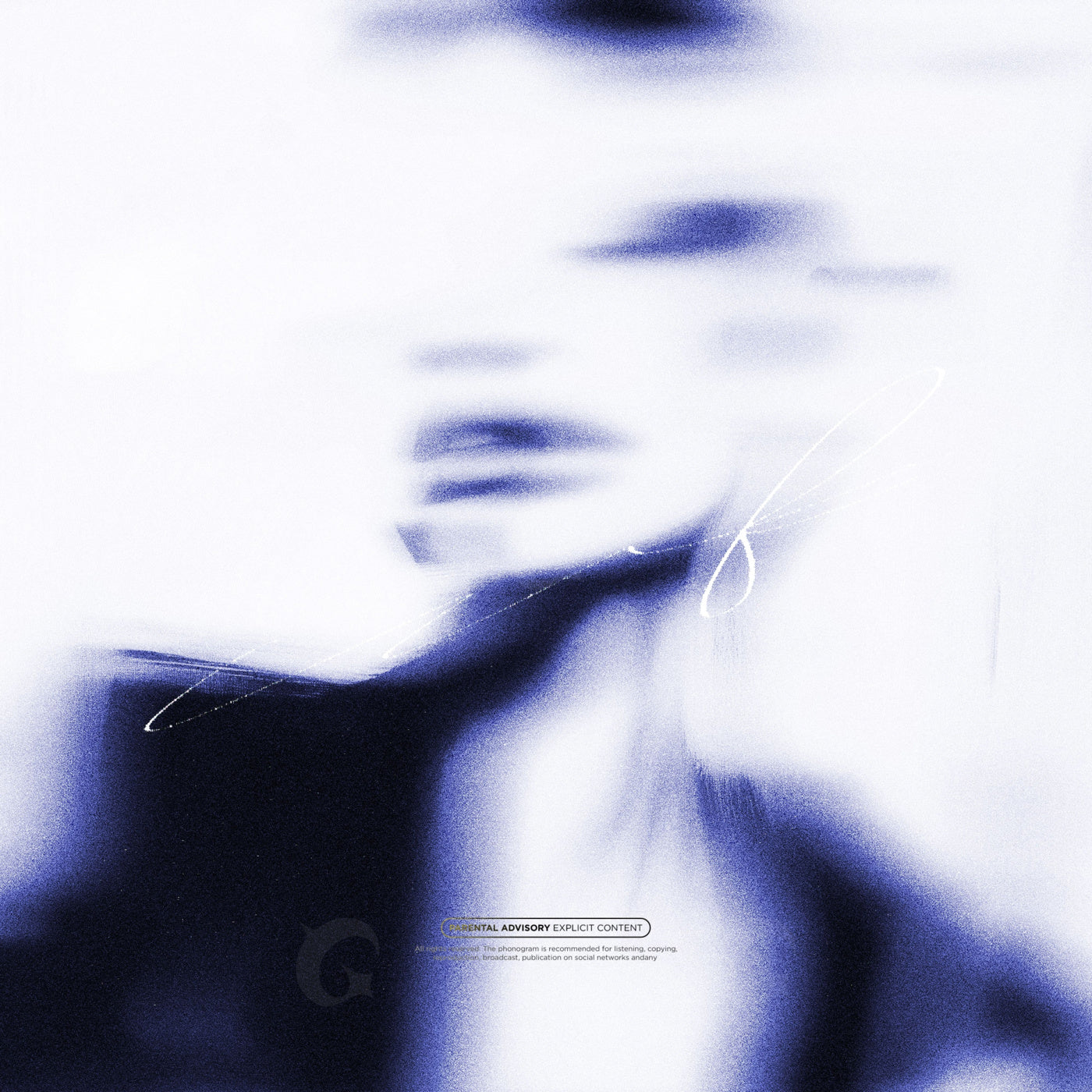 Blurred woman silhouette