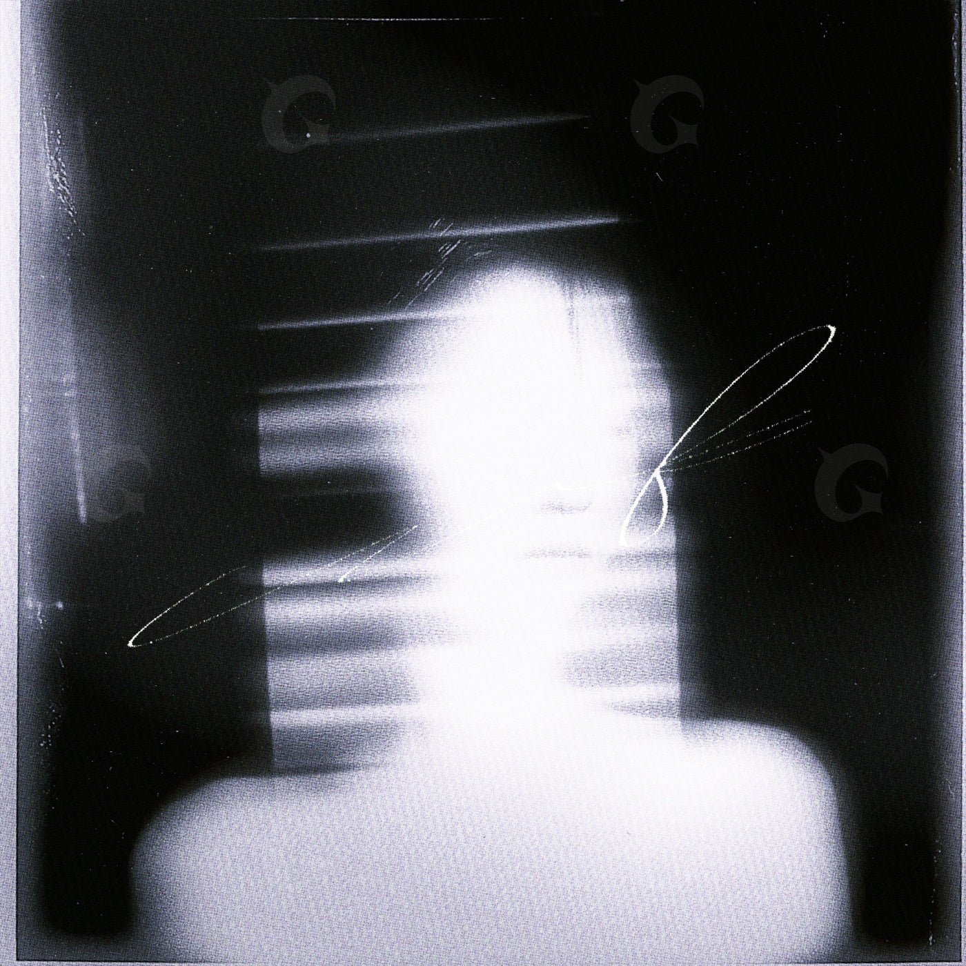 Faded neon portrait