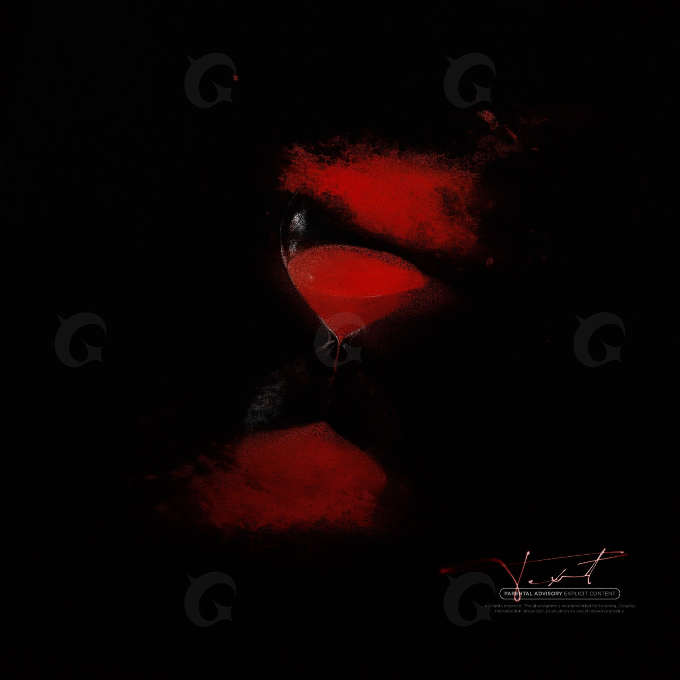 Hourglass bleeding sand