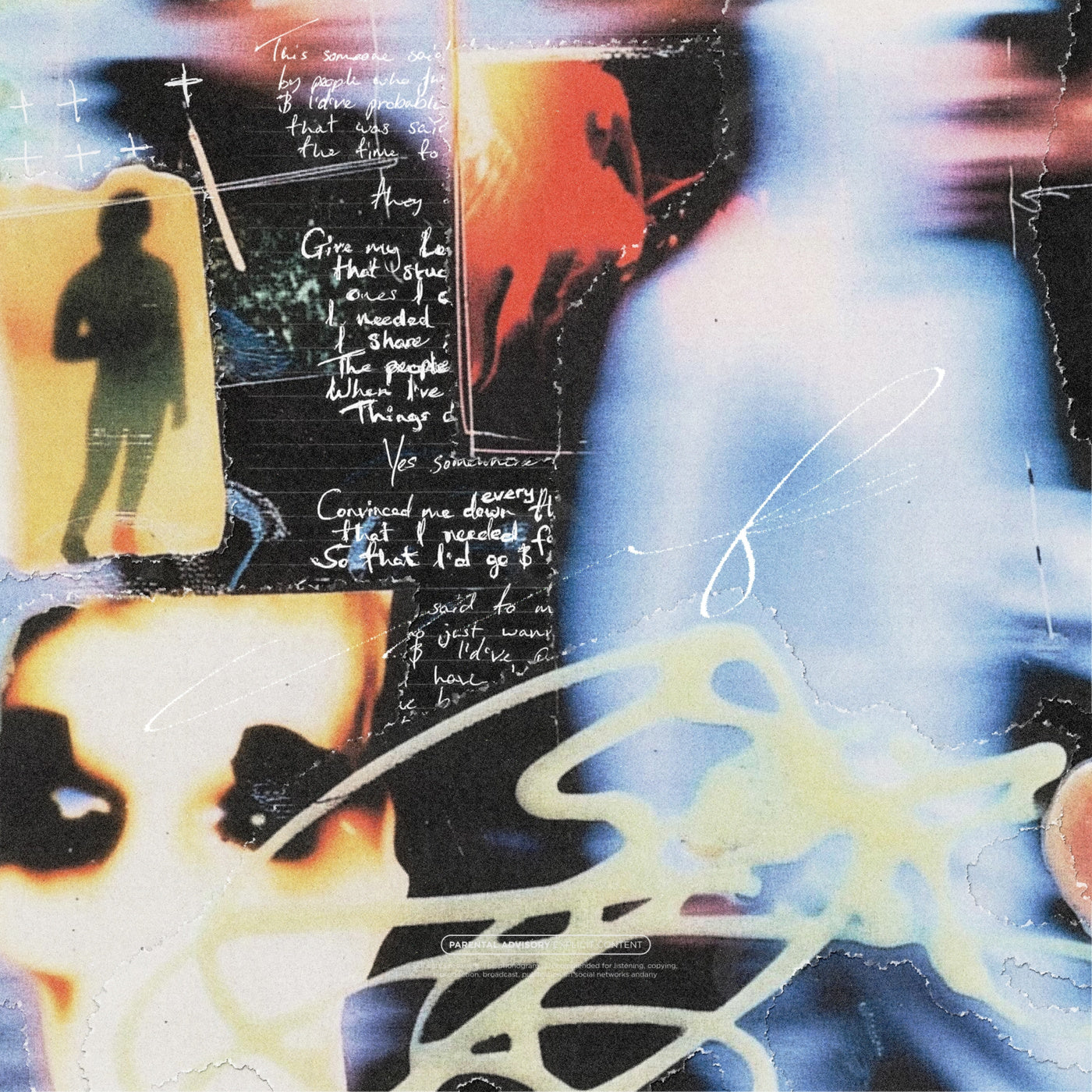 Faded shadow figures