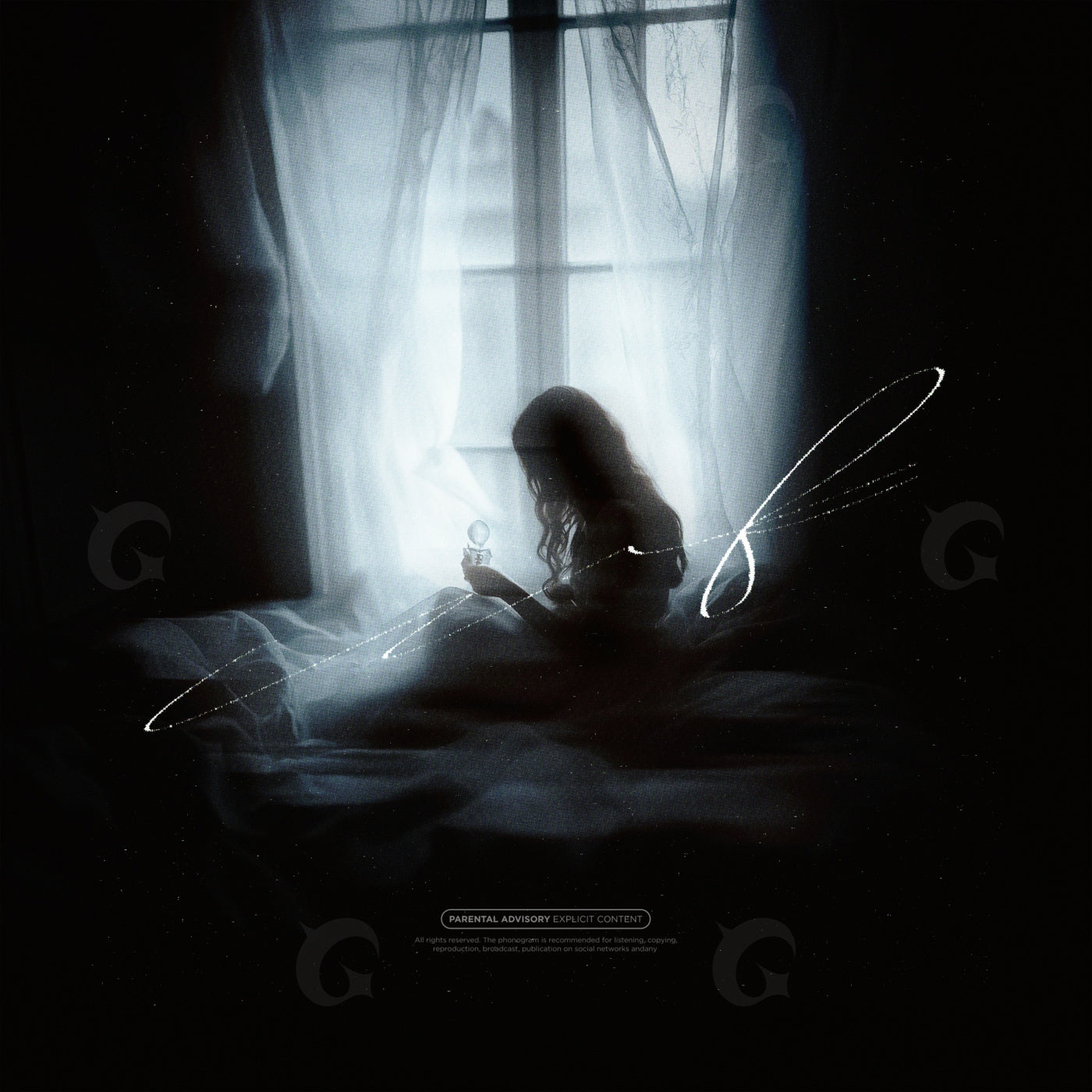 Girl holding light