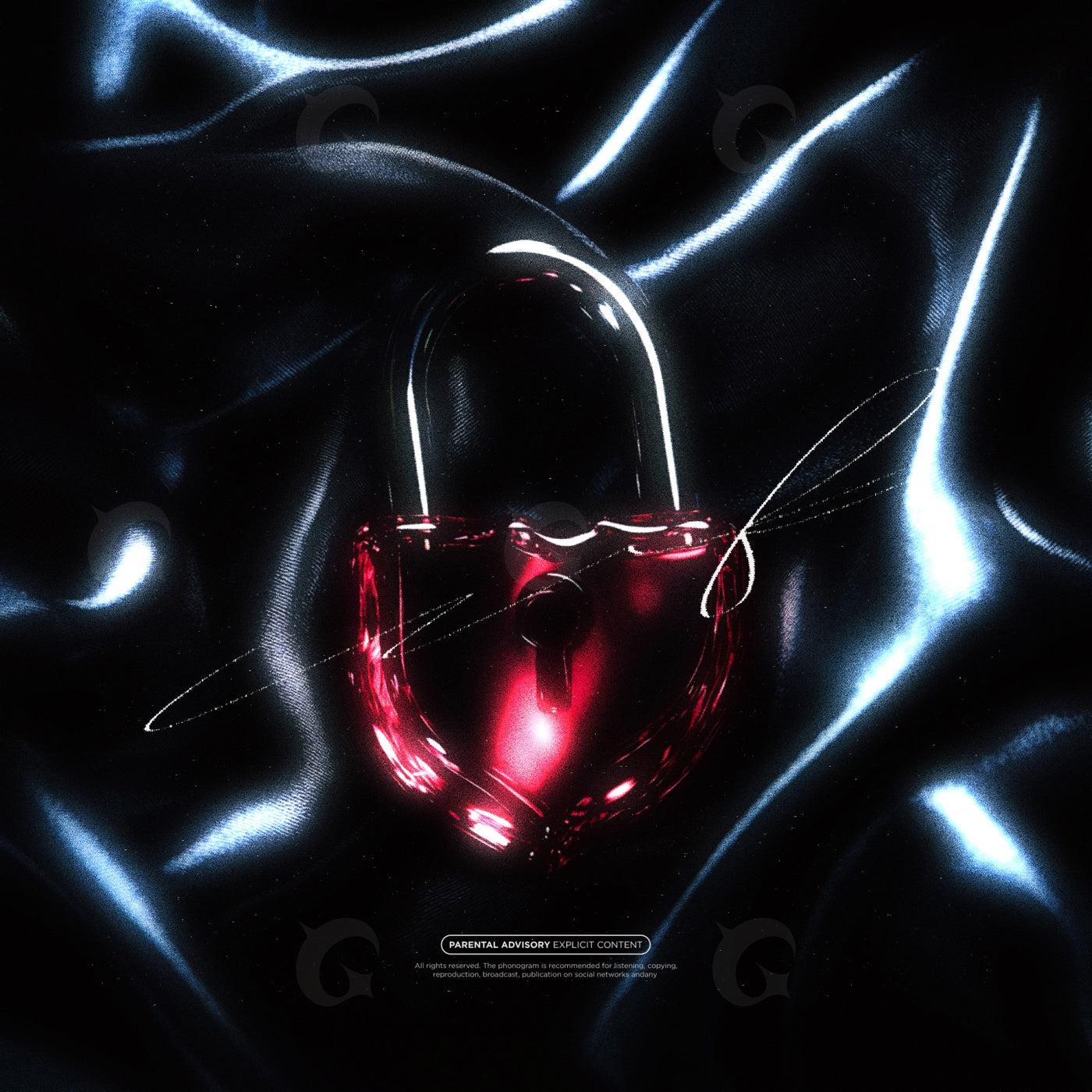 Locked heart pendant