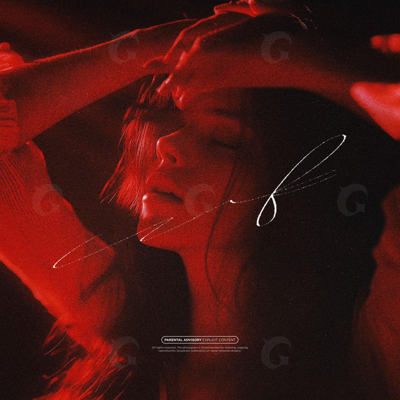 Midnight face silhouette