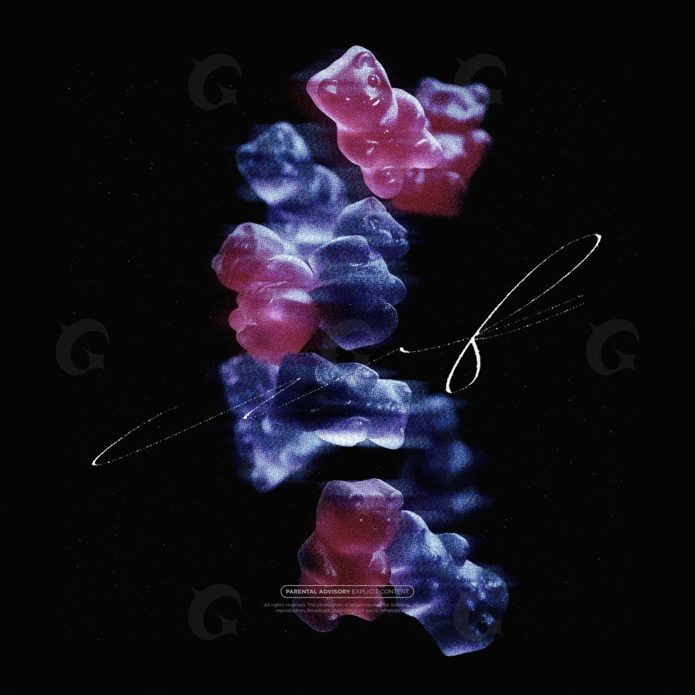 Floating gummy bears