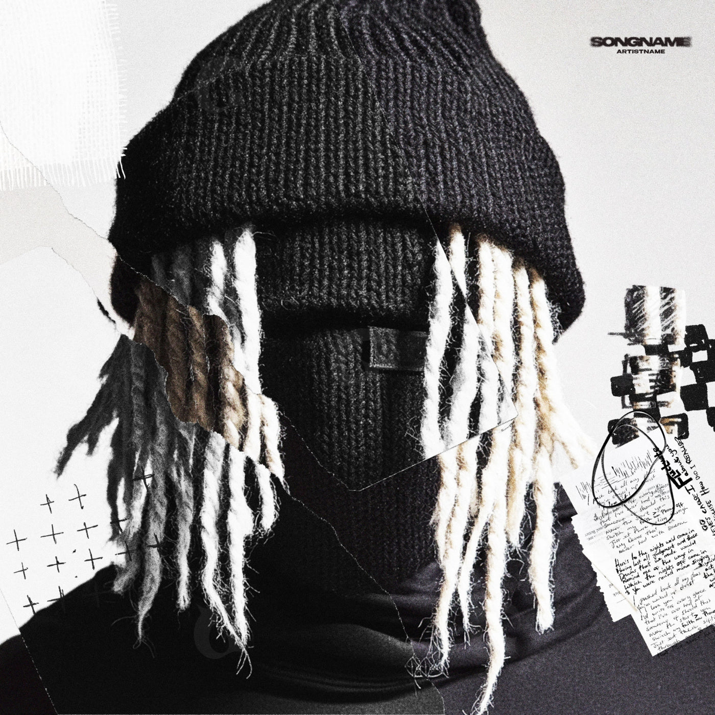 Masked dreadlock stranger