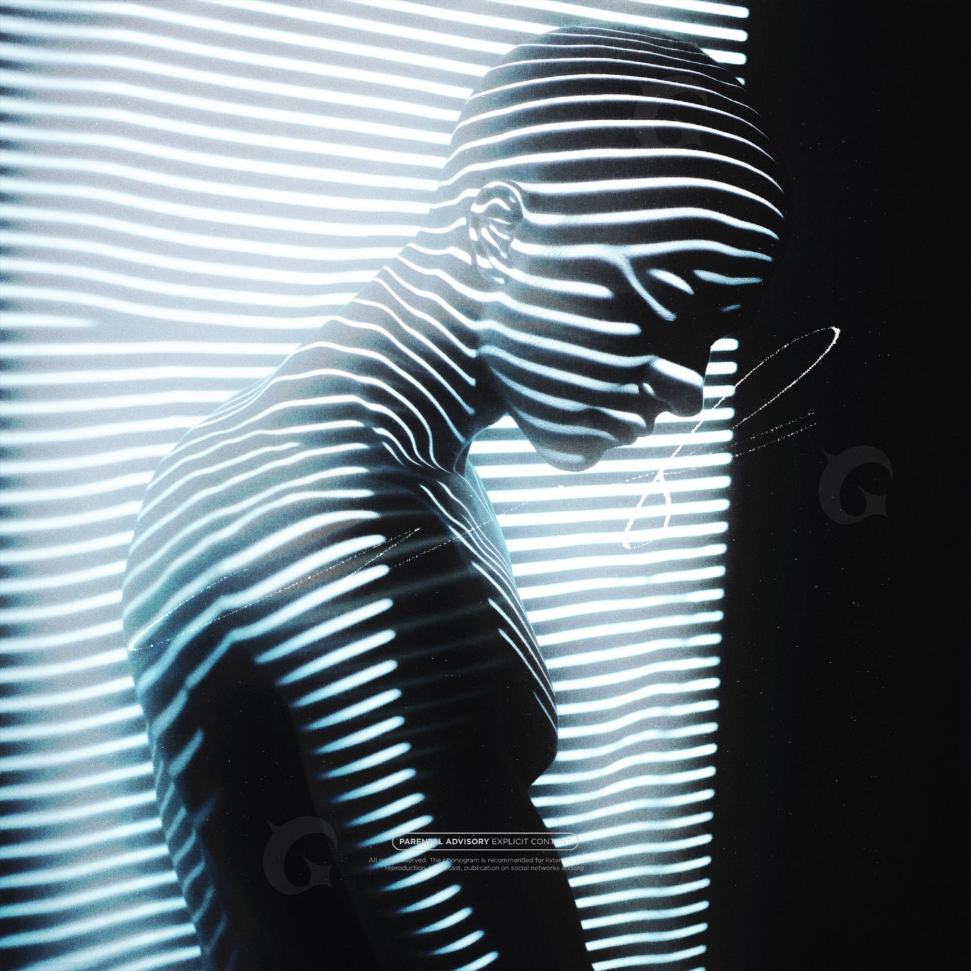 Striped silhouette study