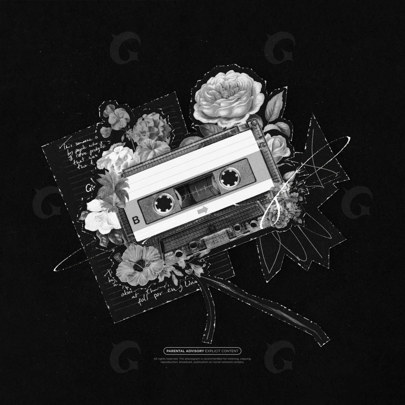 Cassette flower arrangement