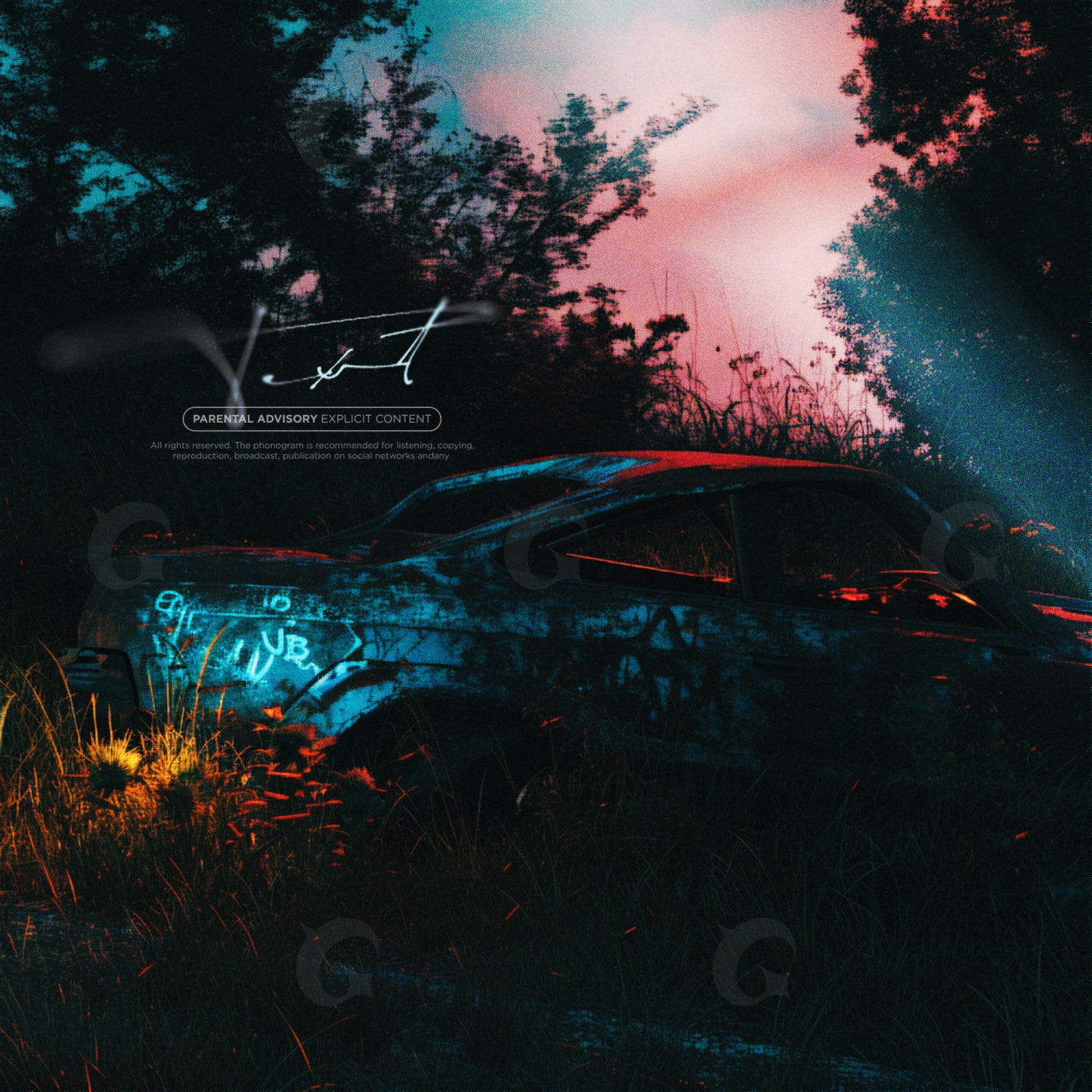 Abandoned night drive