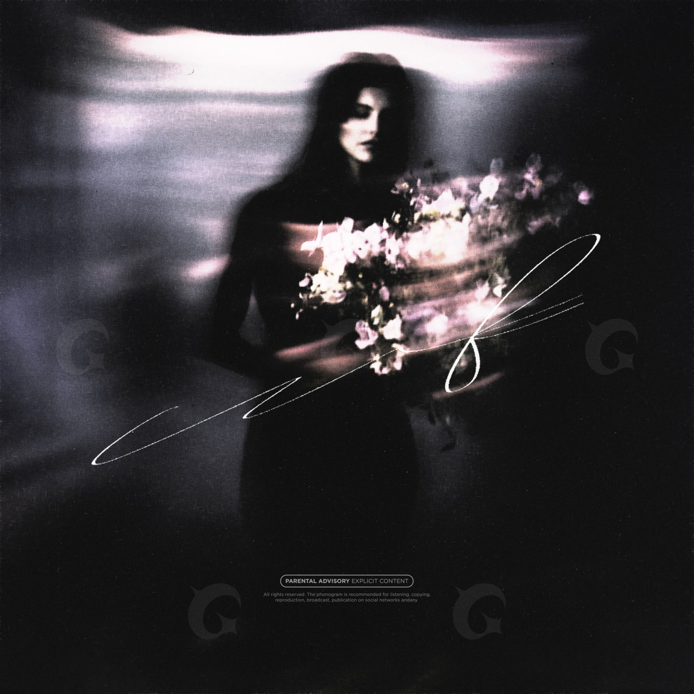 Woman holding flowers