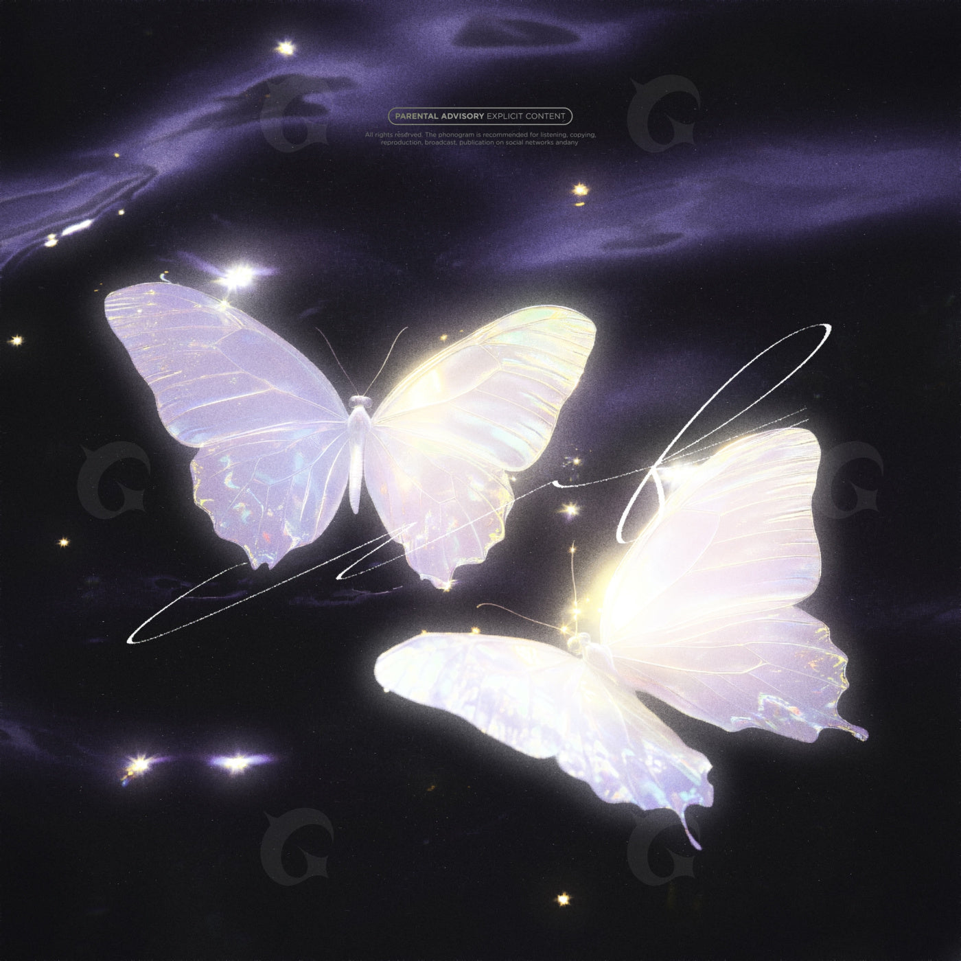 Moonlit butterfly dance