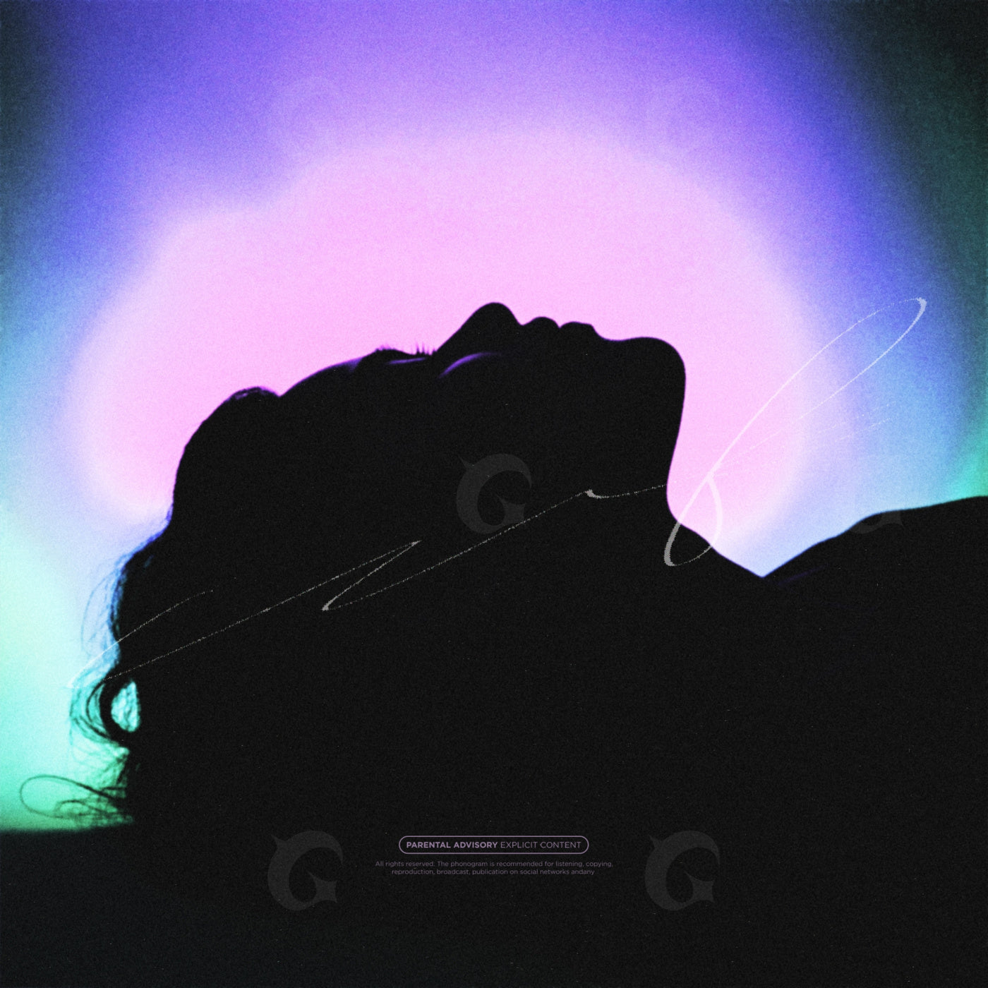 Silhouette under lights