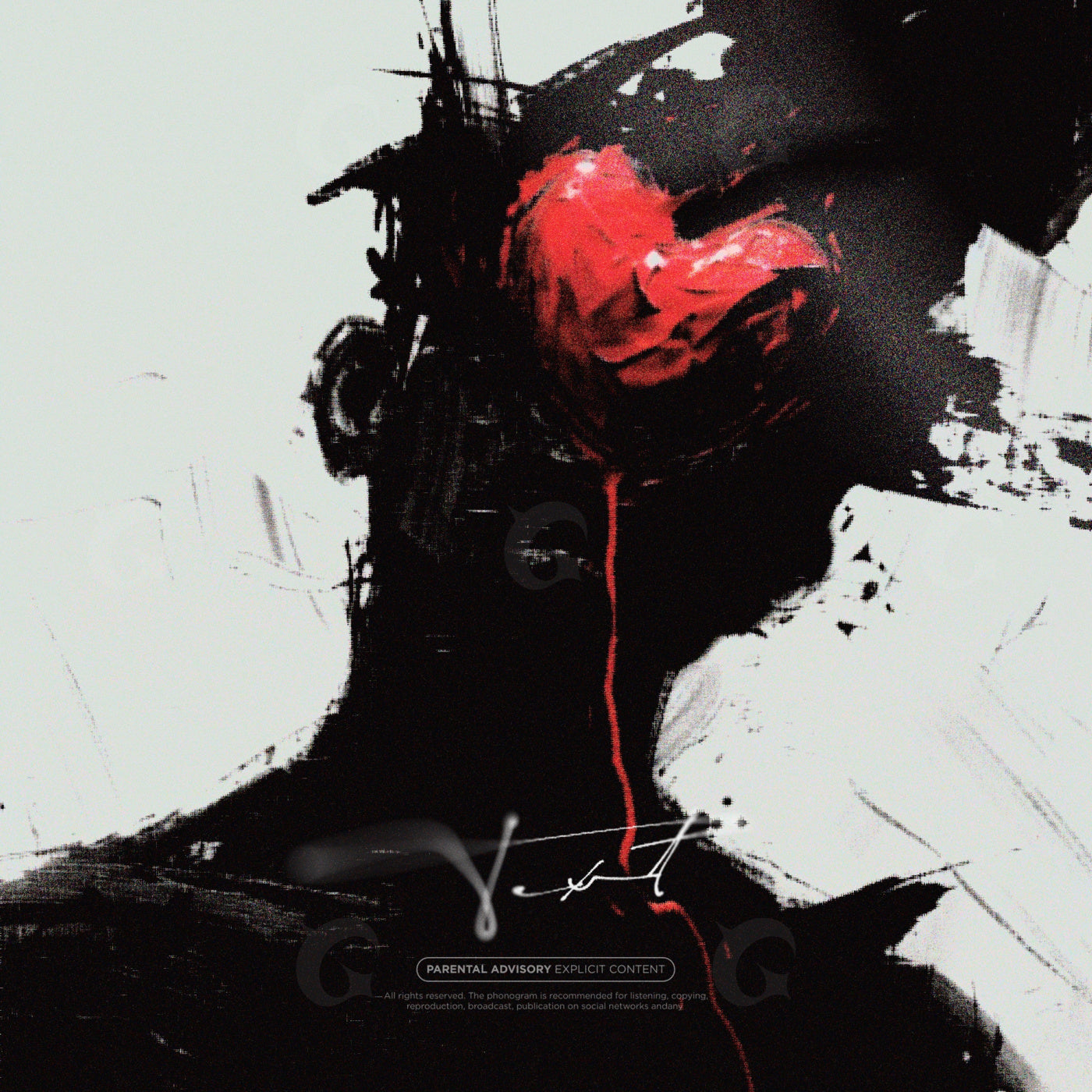 Bleeding heart silhouette