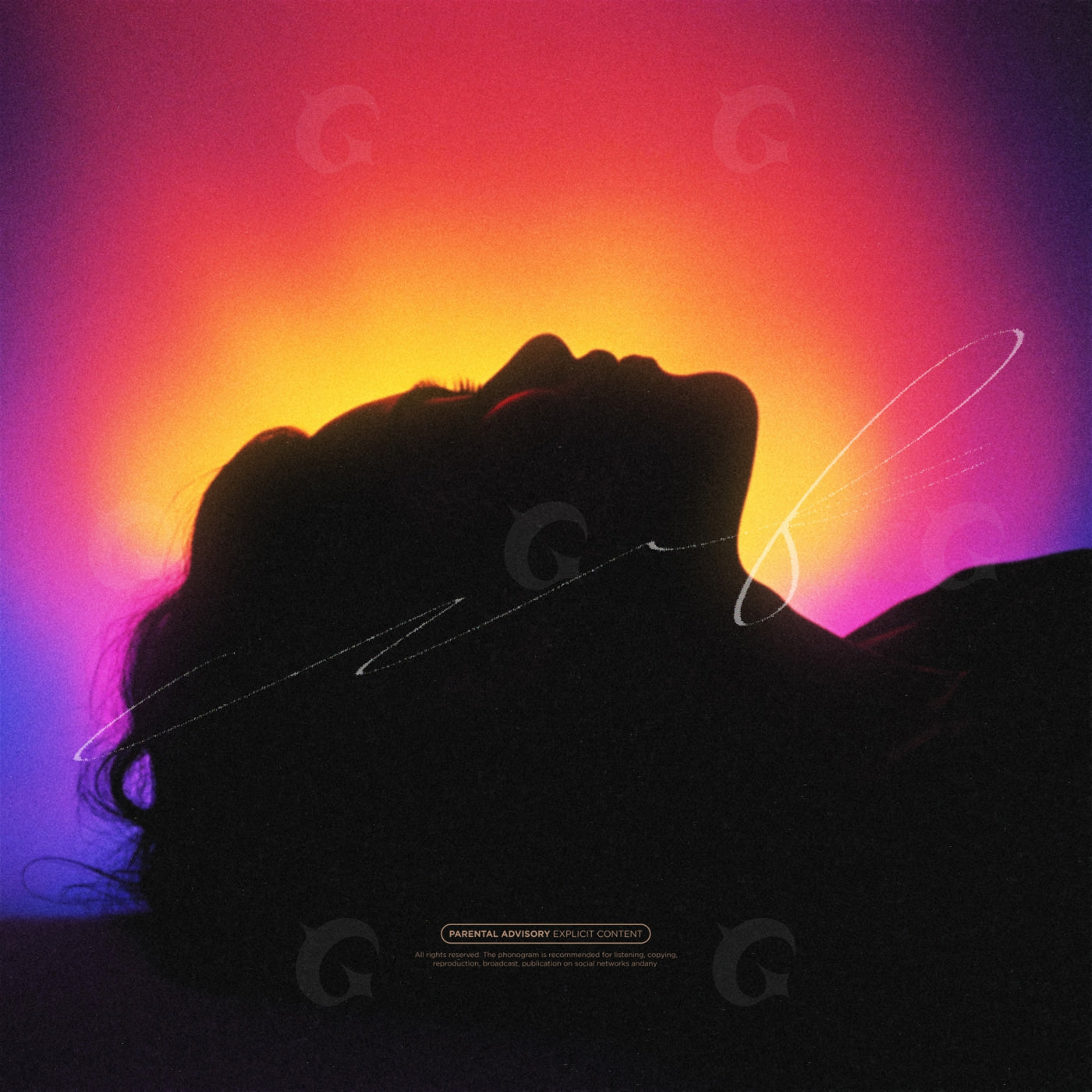 Silhouette against sunset