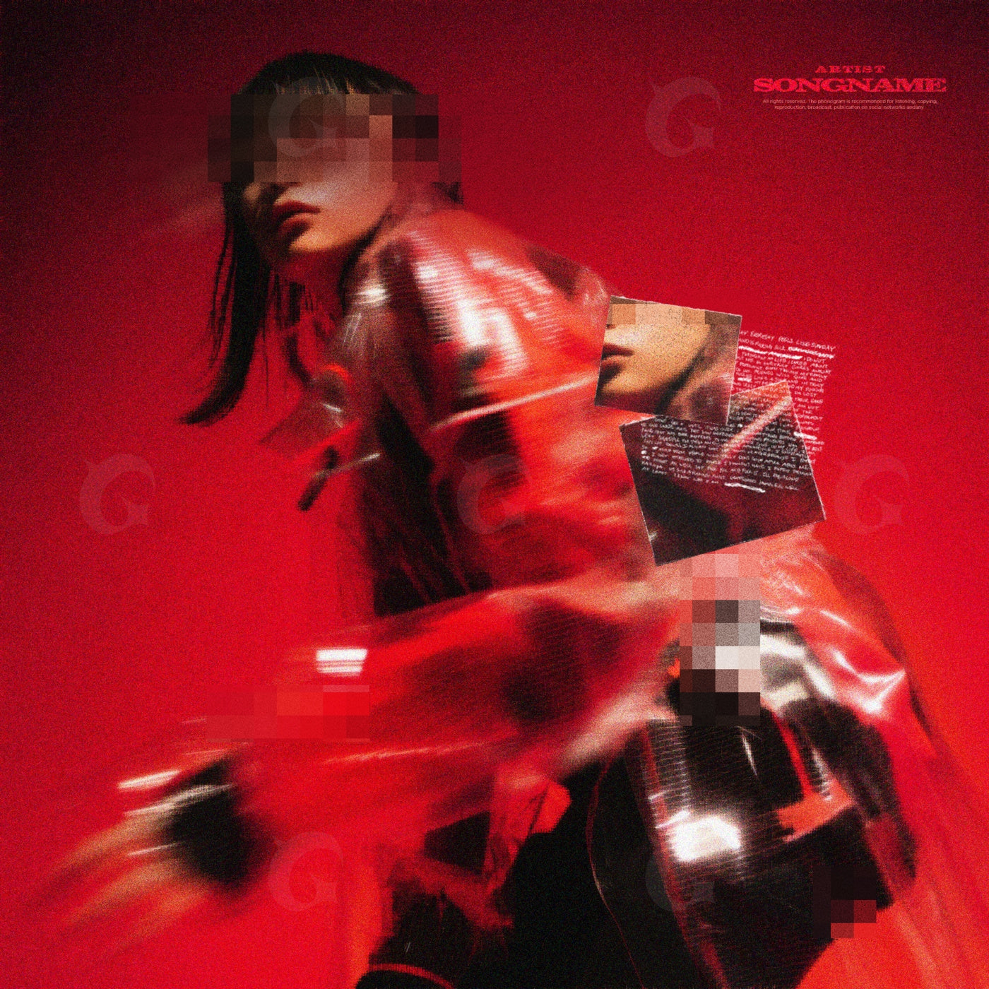 Motion blur portrait