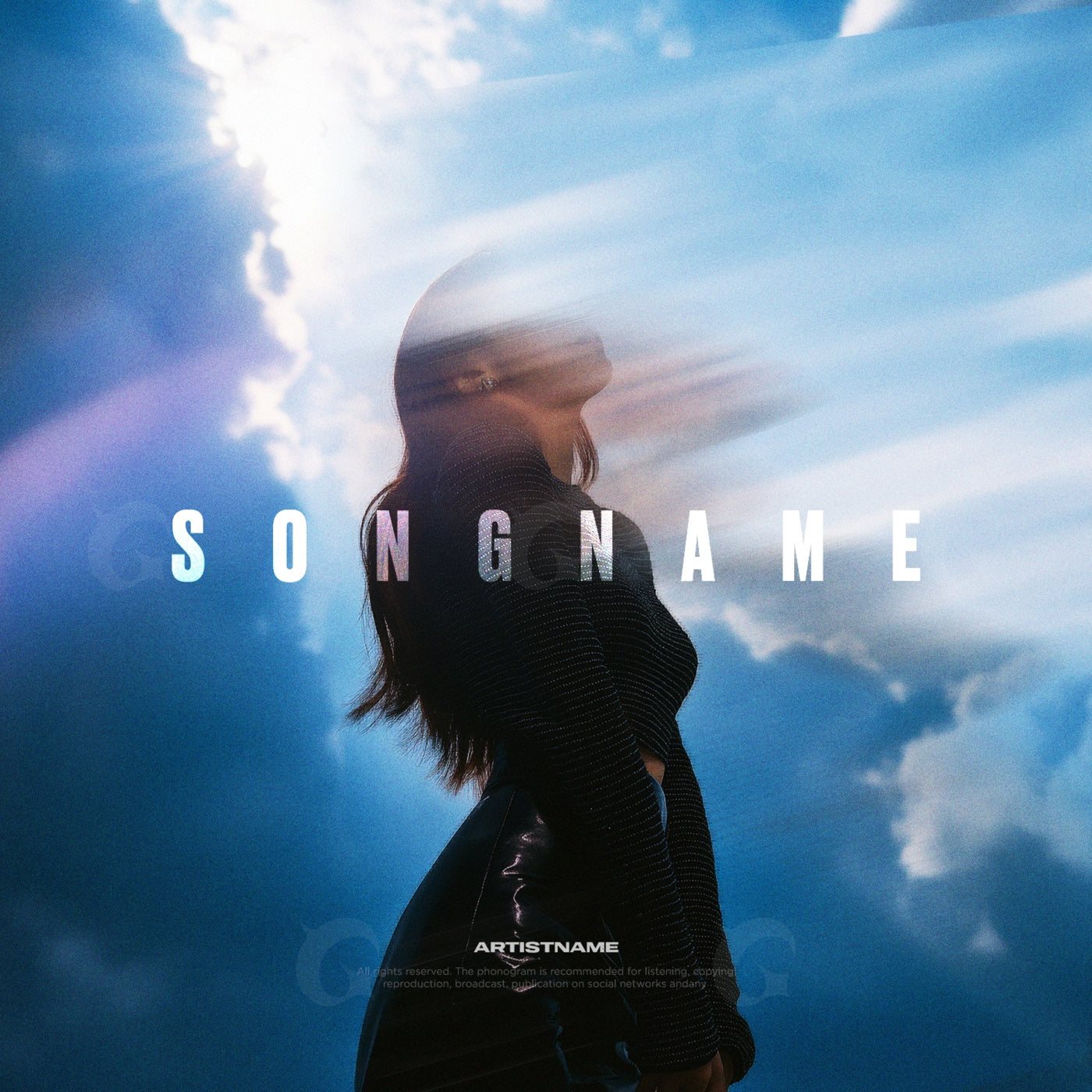 Skybound silhouette rising