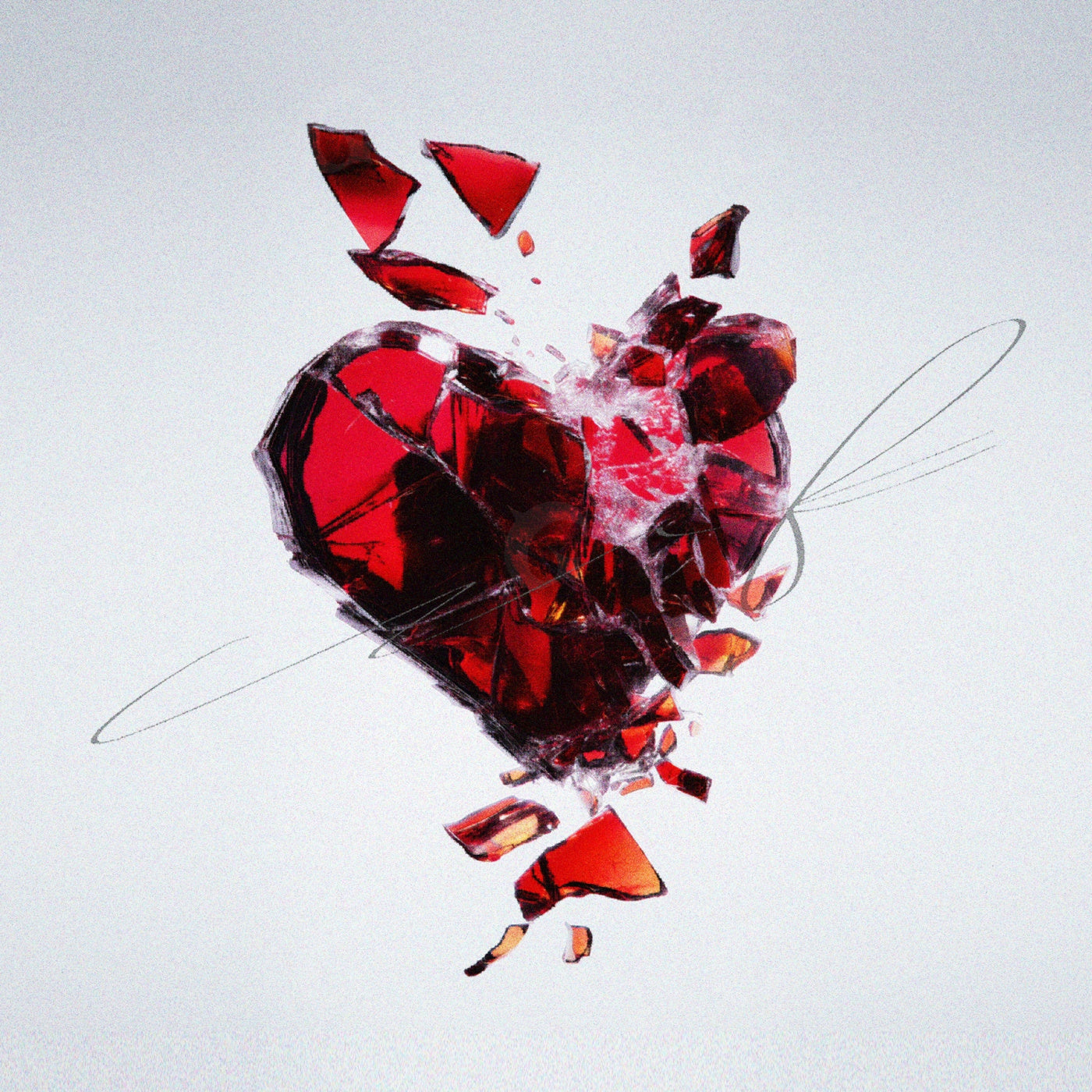 Shattered crystal heart