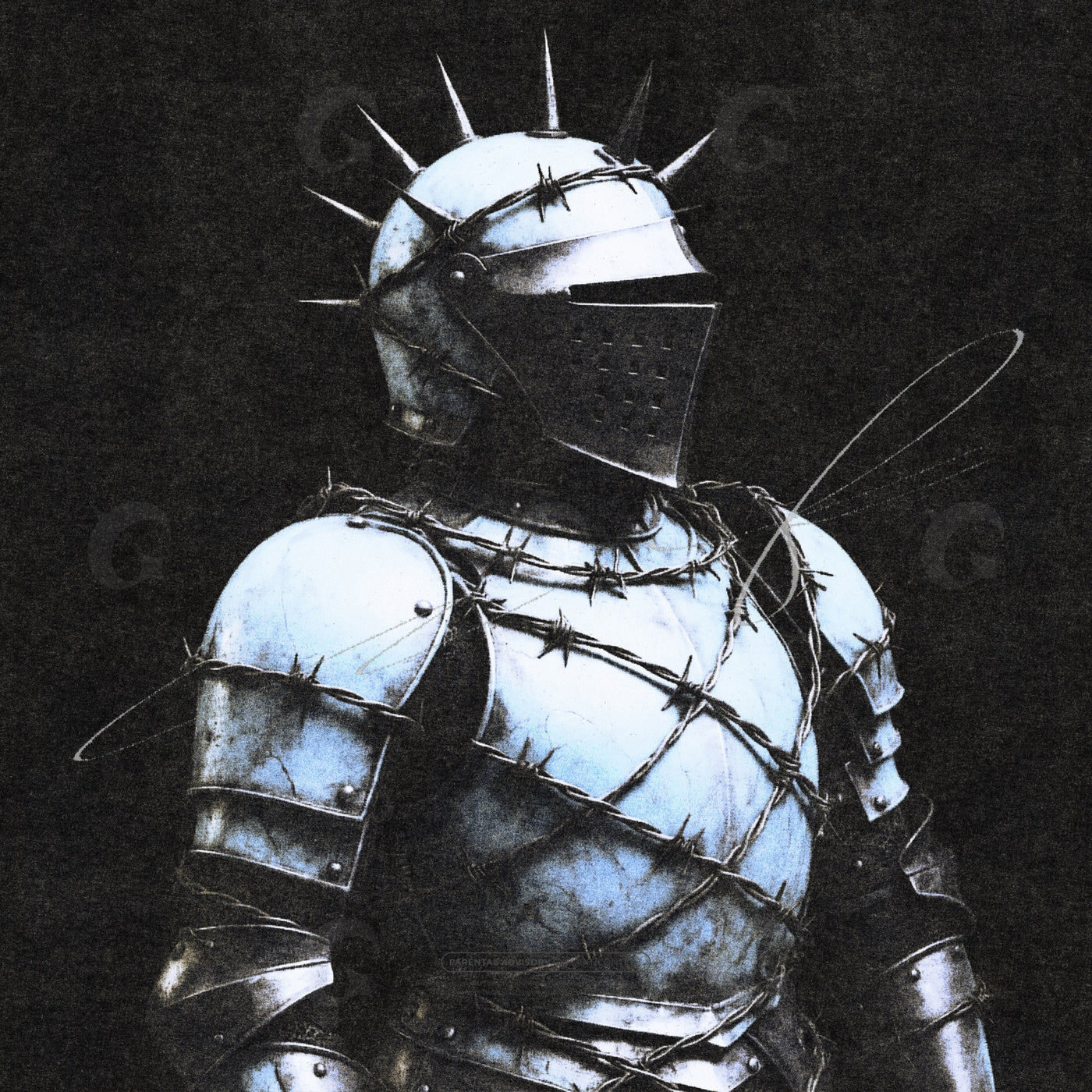 Barbed knight halo