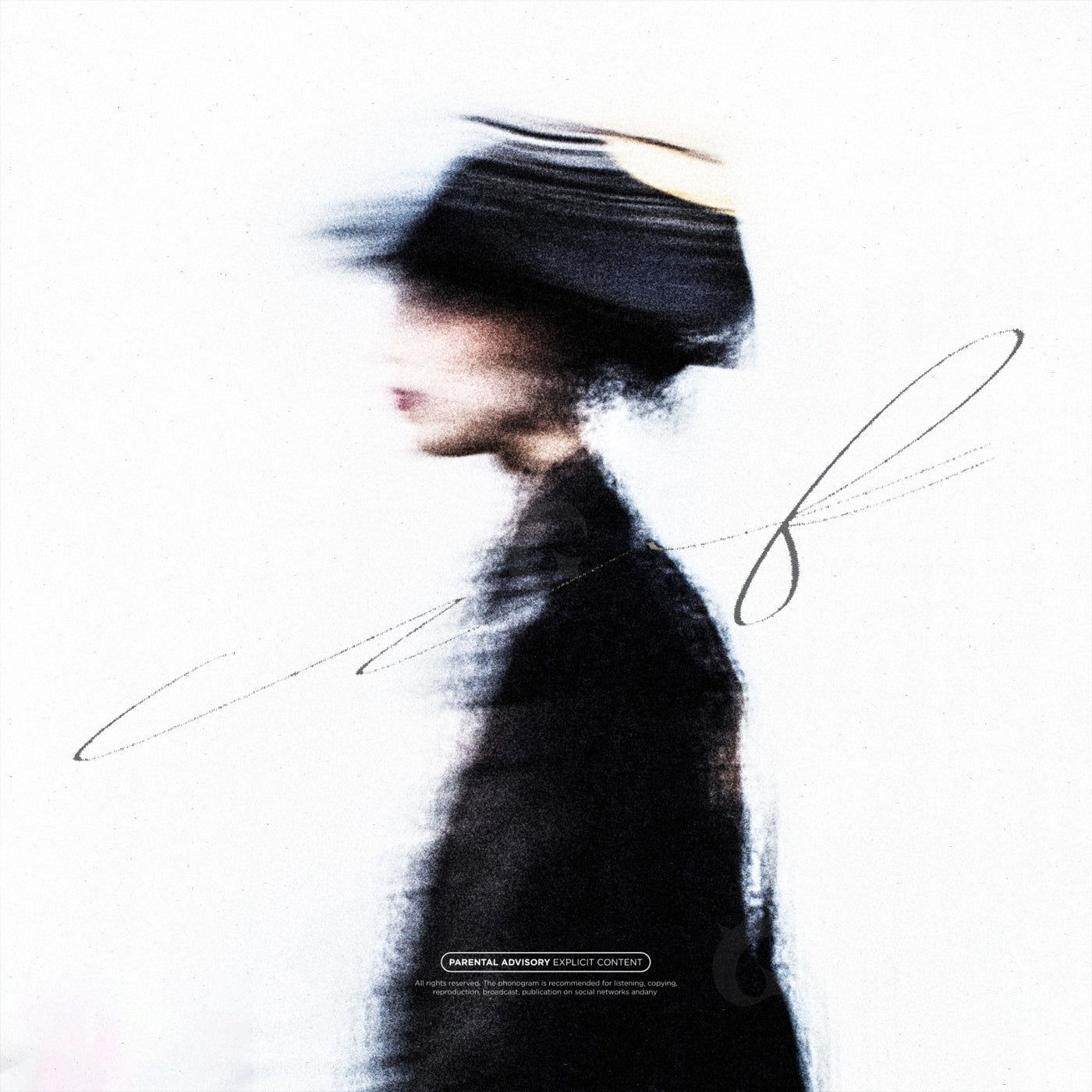 Blurred hat silhouette
