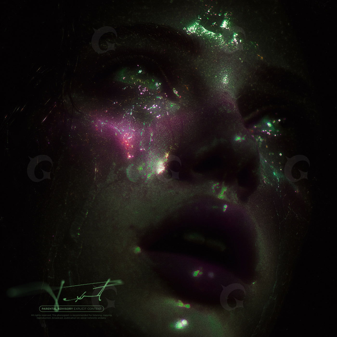 Starlit face closeup