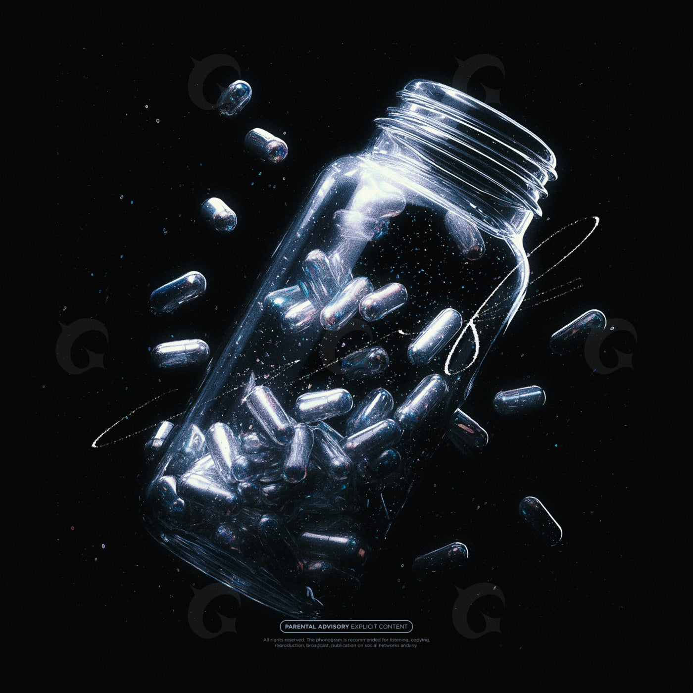 Jar of capsules