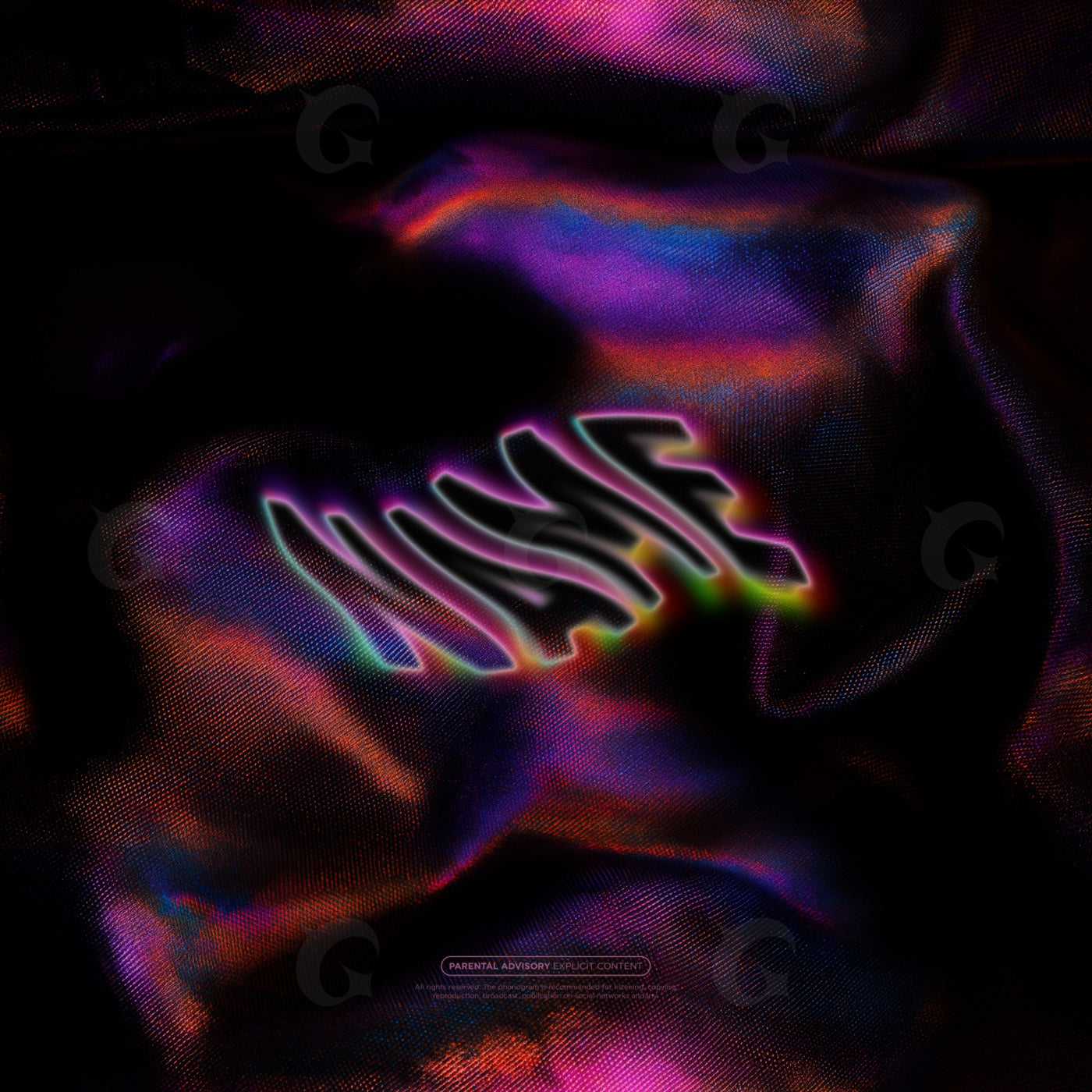 Neon fabric rip