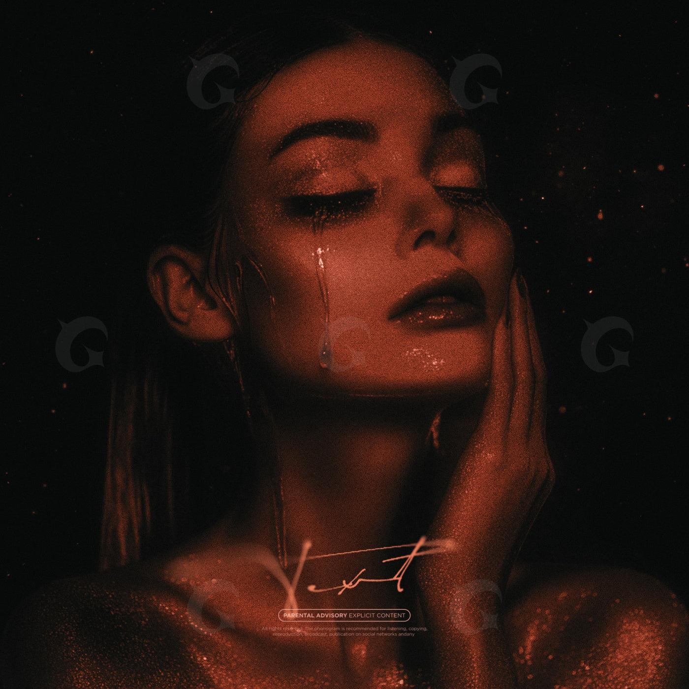 Tears on skin