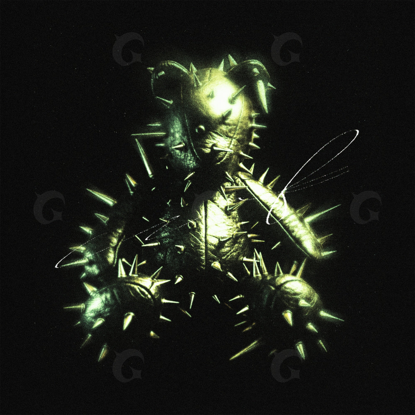 Spiked teddy bear