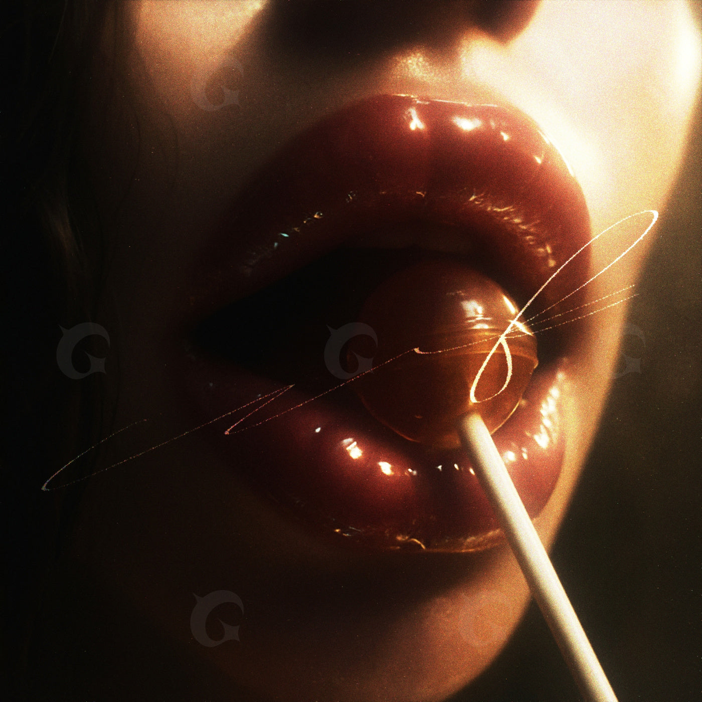 Glossy lips lollipop