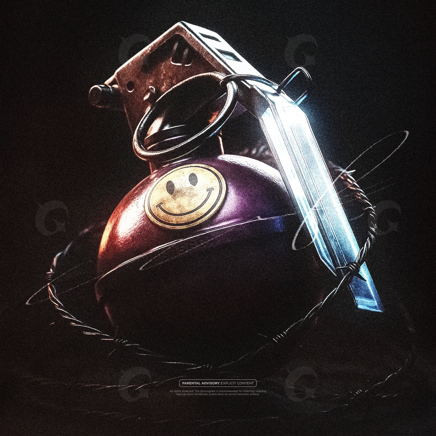Smiley grenade suspense