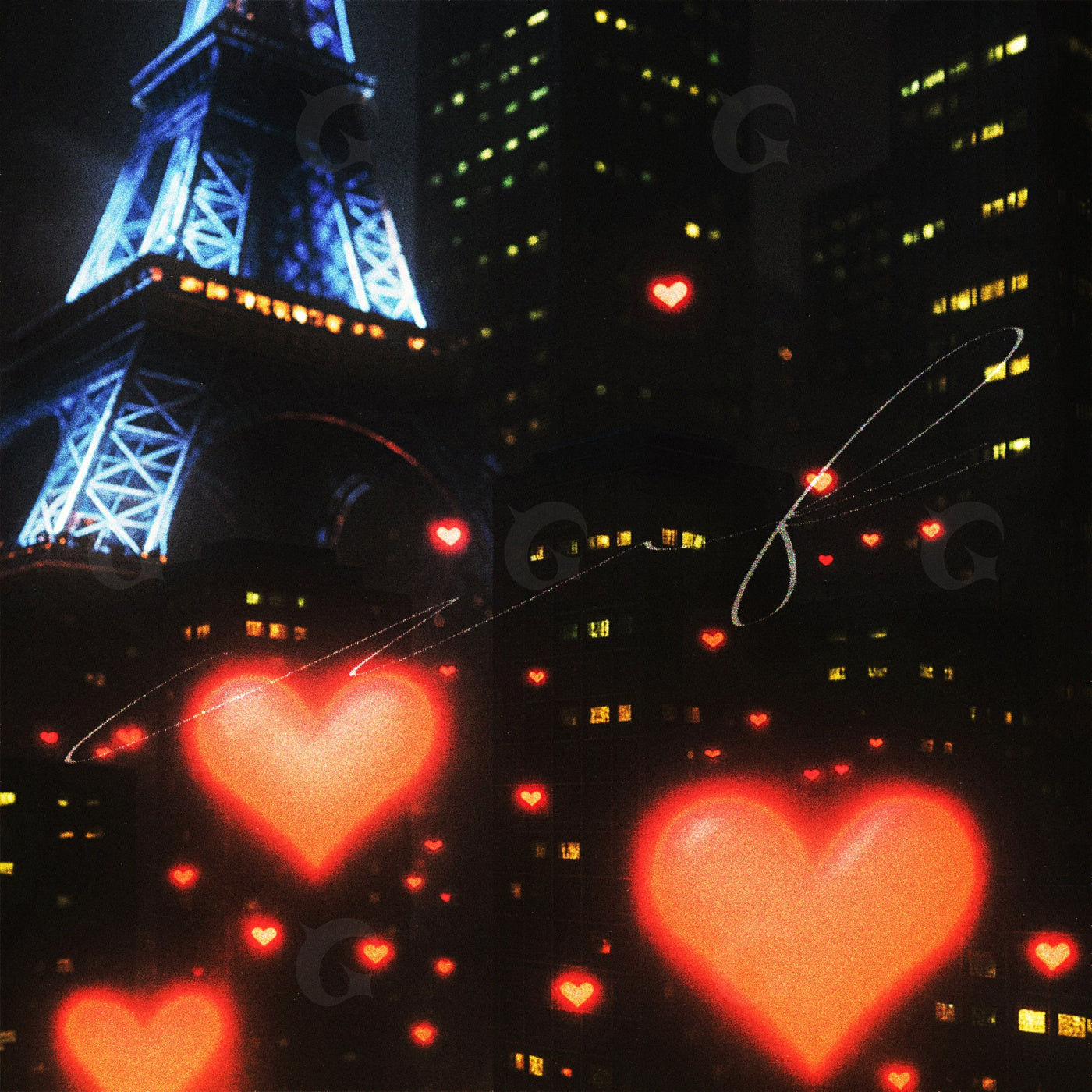 Hearts over city